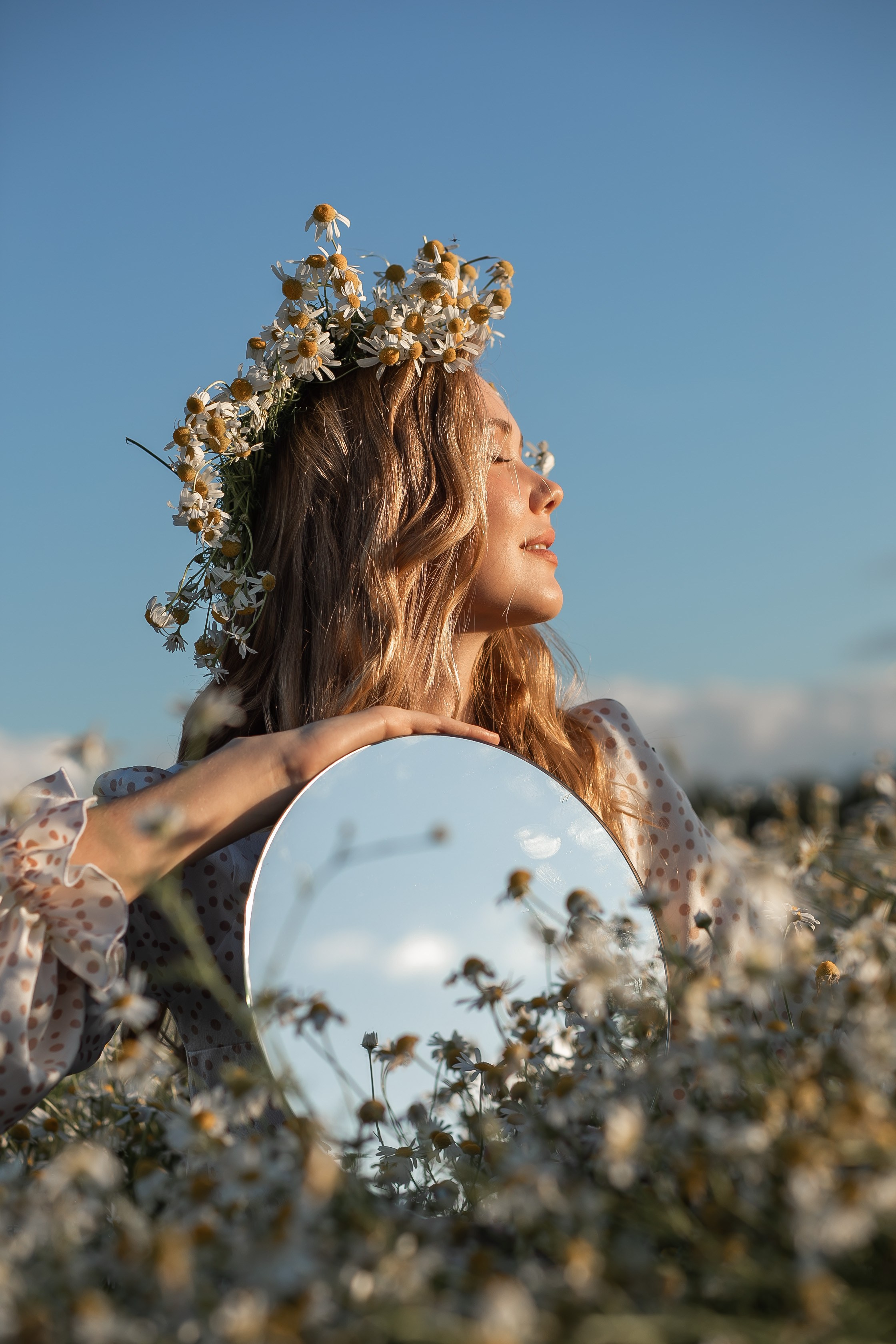 Алена. Фотодень в ромашках. Свадебный и семейный фотограф в Колпино и СПб Юлия Папанова