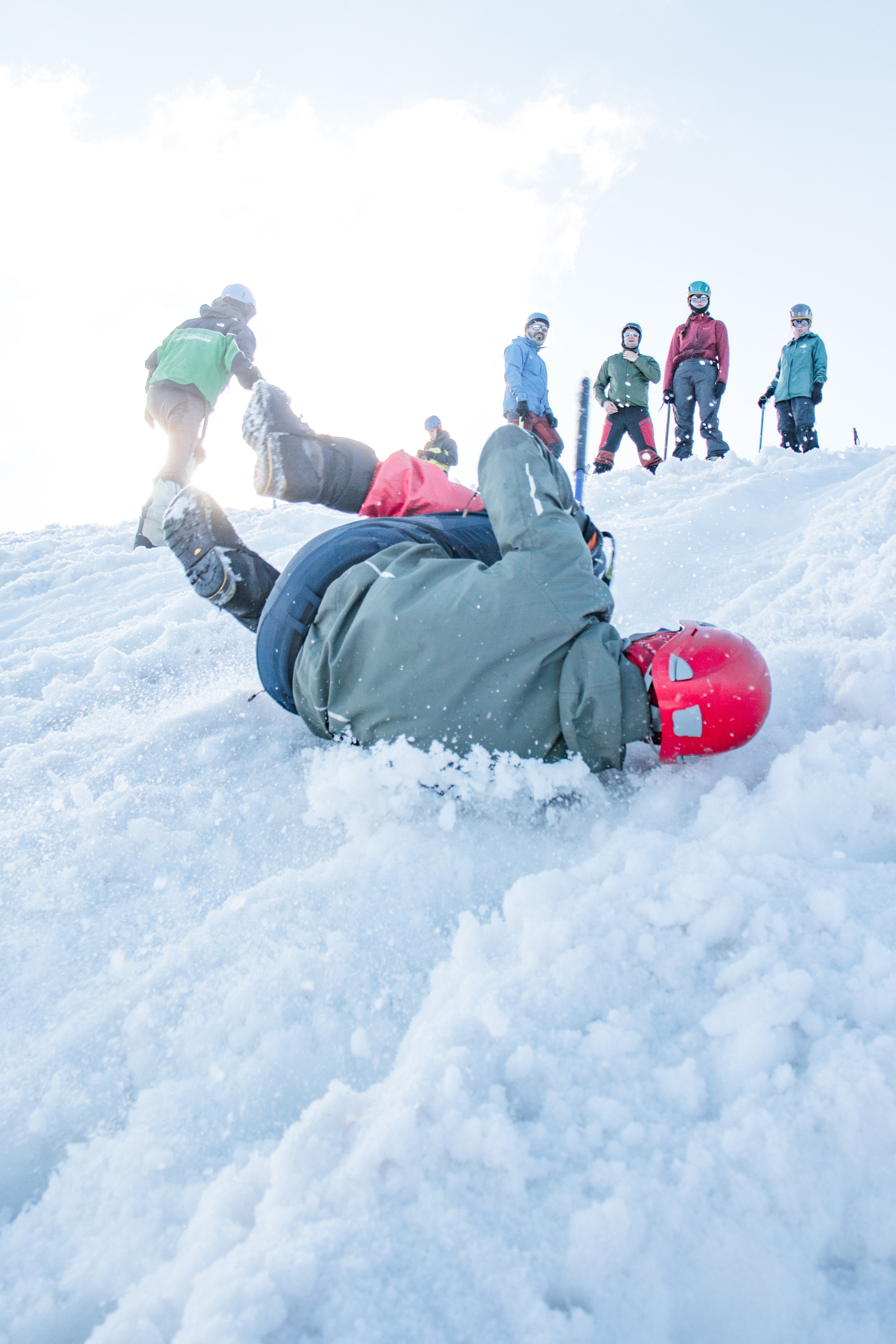 Снежно-ледовые занятия. Фотограф на трекинг и восхождение Эльбрус, Приэльбрусье. Елизавета Бобок