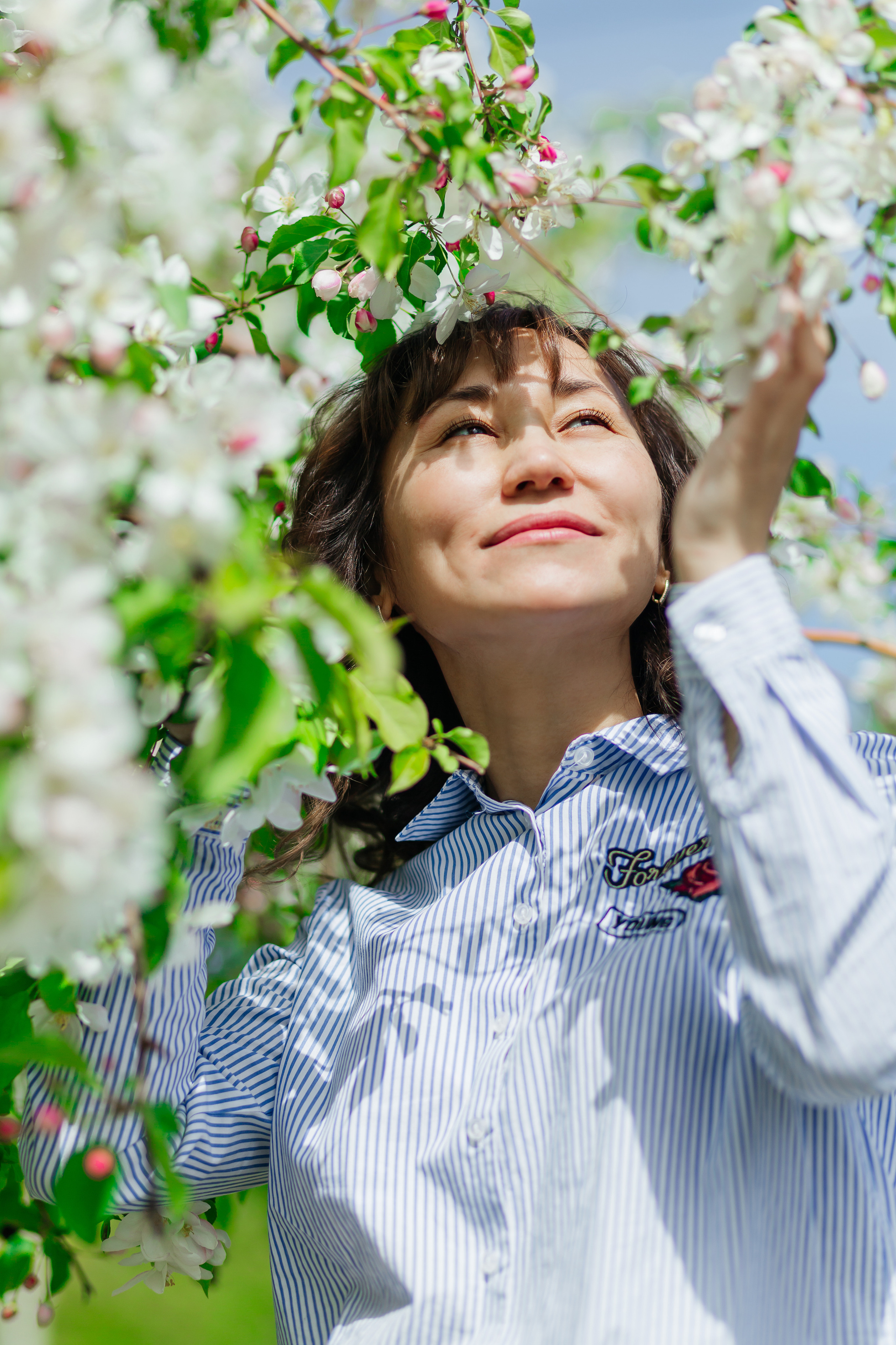 Фотосессия цветения и беременности Айнарочки. Женский фотограф в Оренбурге Ирина Заводчикова