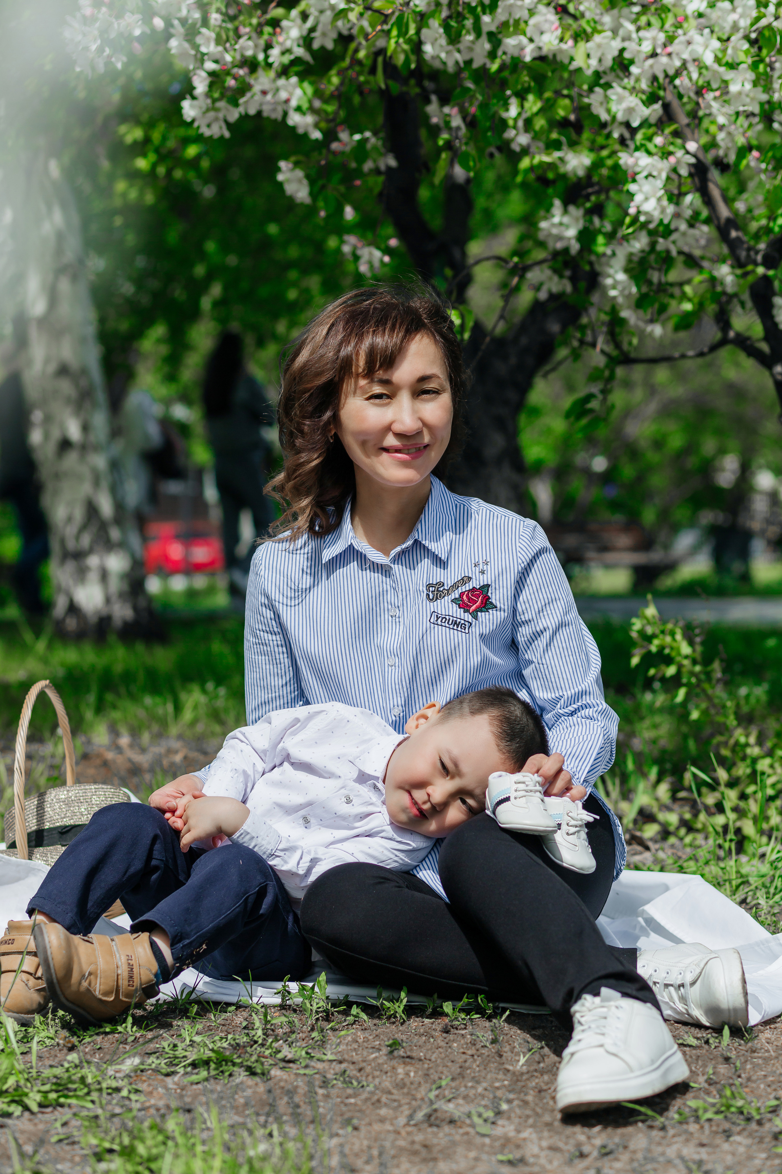 Фотосессия цветения и беременности Айнарочки. Женский фотограф в Оренбурге Ирина Заводчикова