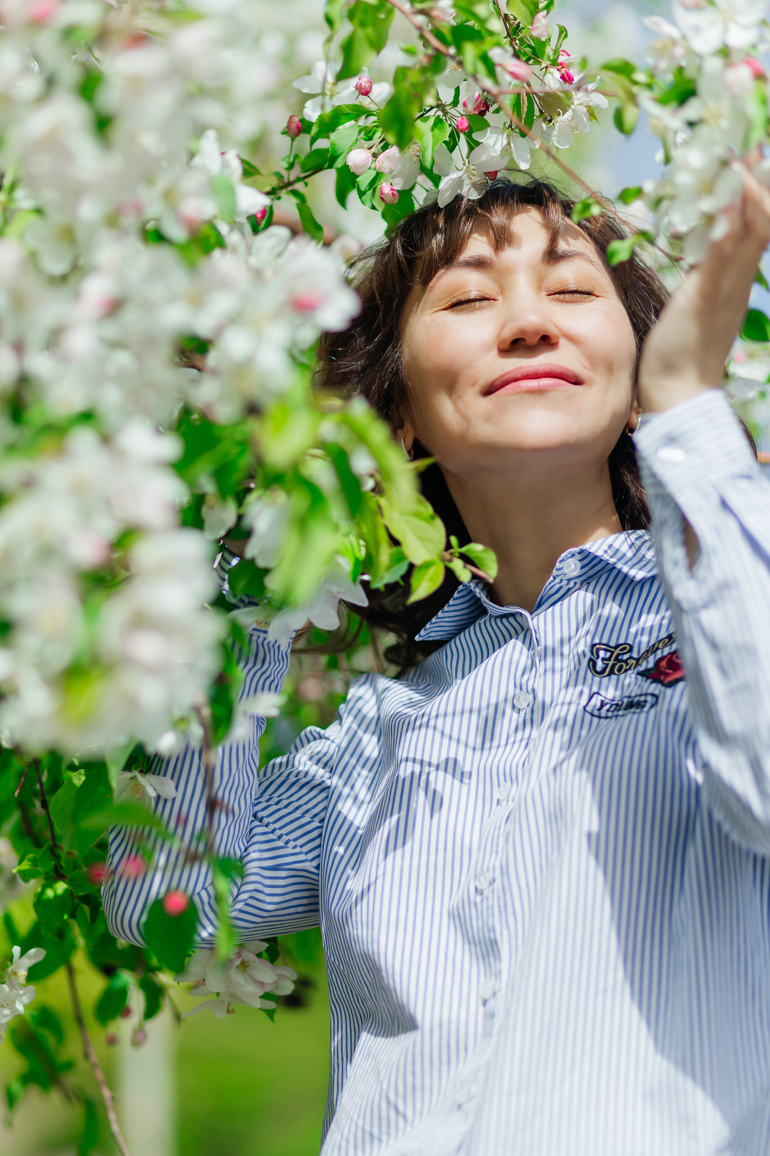 Фотосессия цветения и беременности Айнарочки. Женский фотограф в Оренбурге Ирина Заводчикова