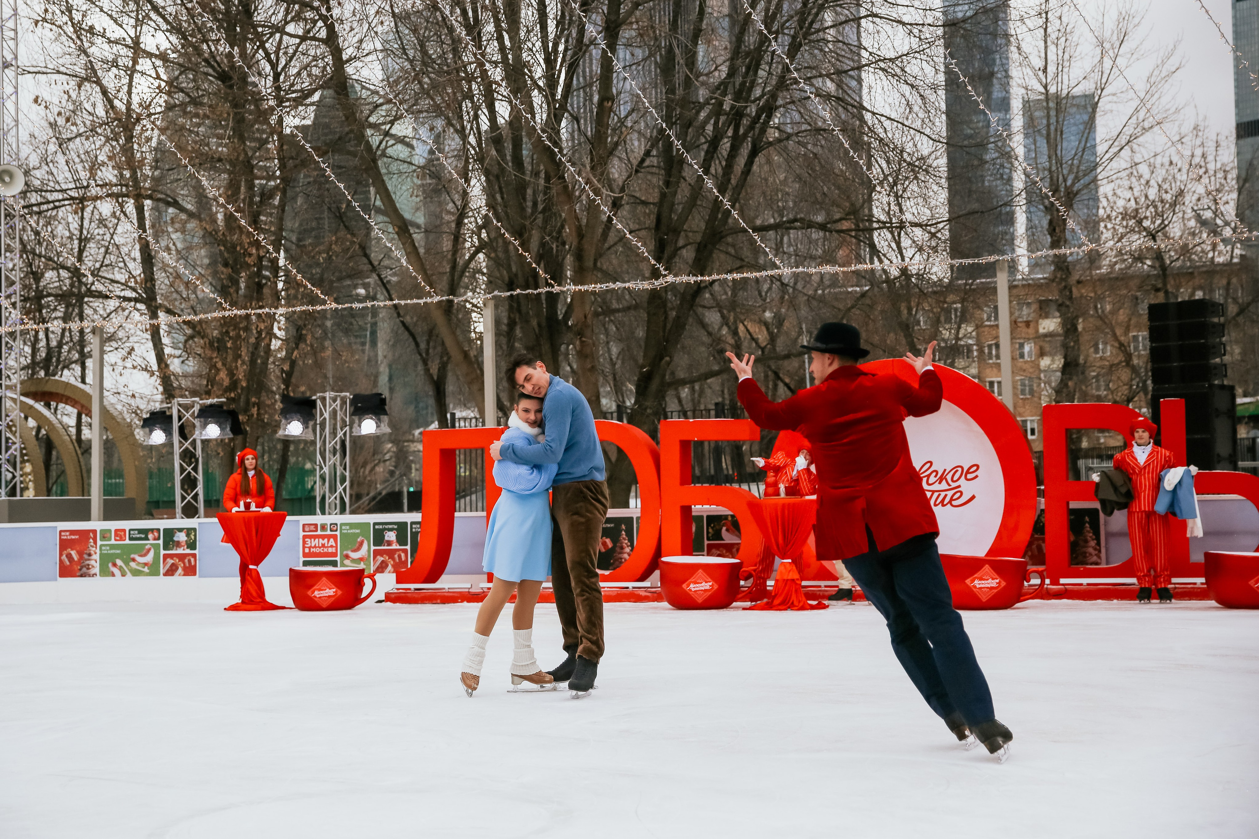 Ледовое шоу Сити каток Московское Чаепитие. Фотограф и видеограф Анна Домашенко