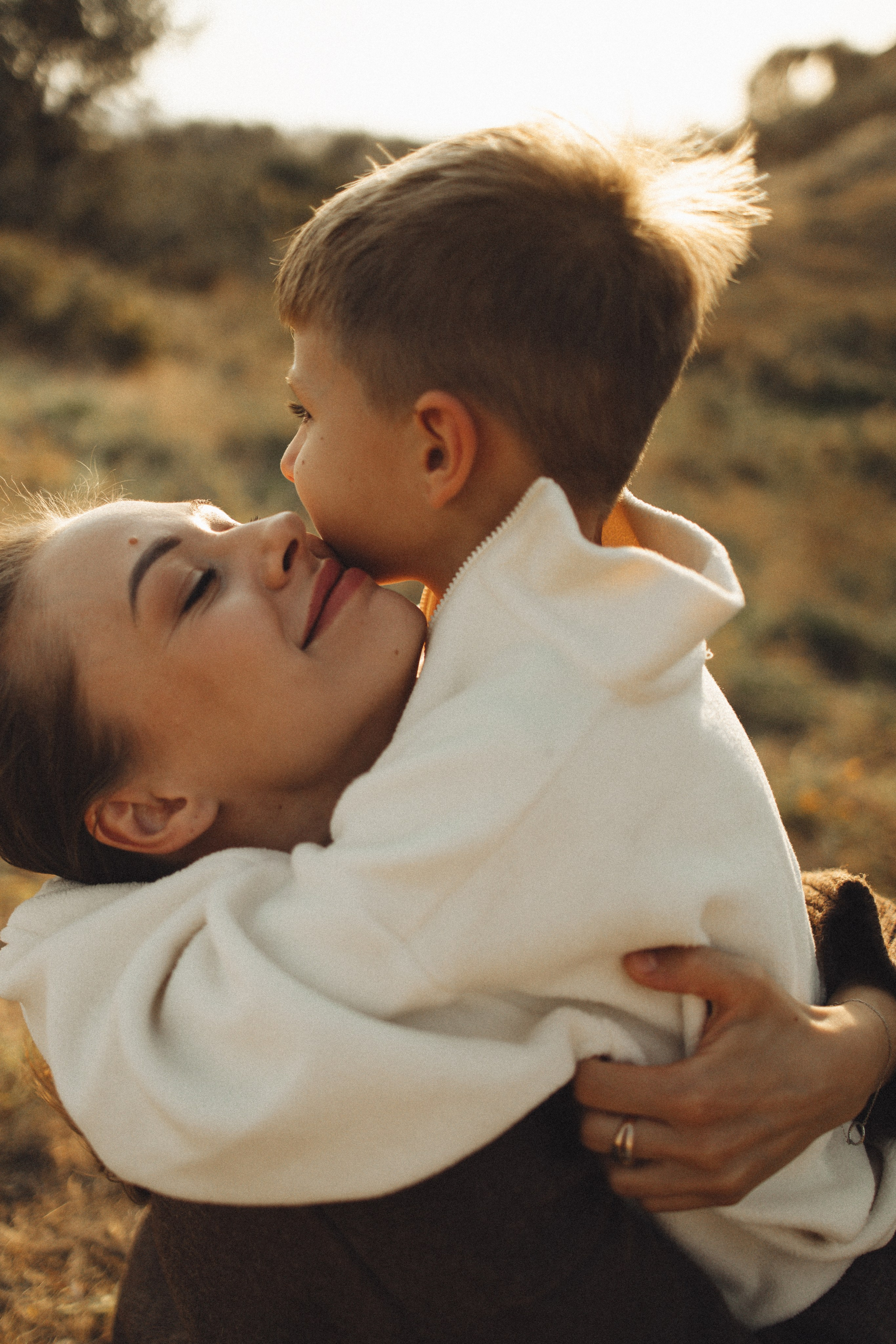 Семейная история, закат в Мержаново. Семейный и детский фотограф, таганрог, ростов-на-дону