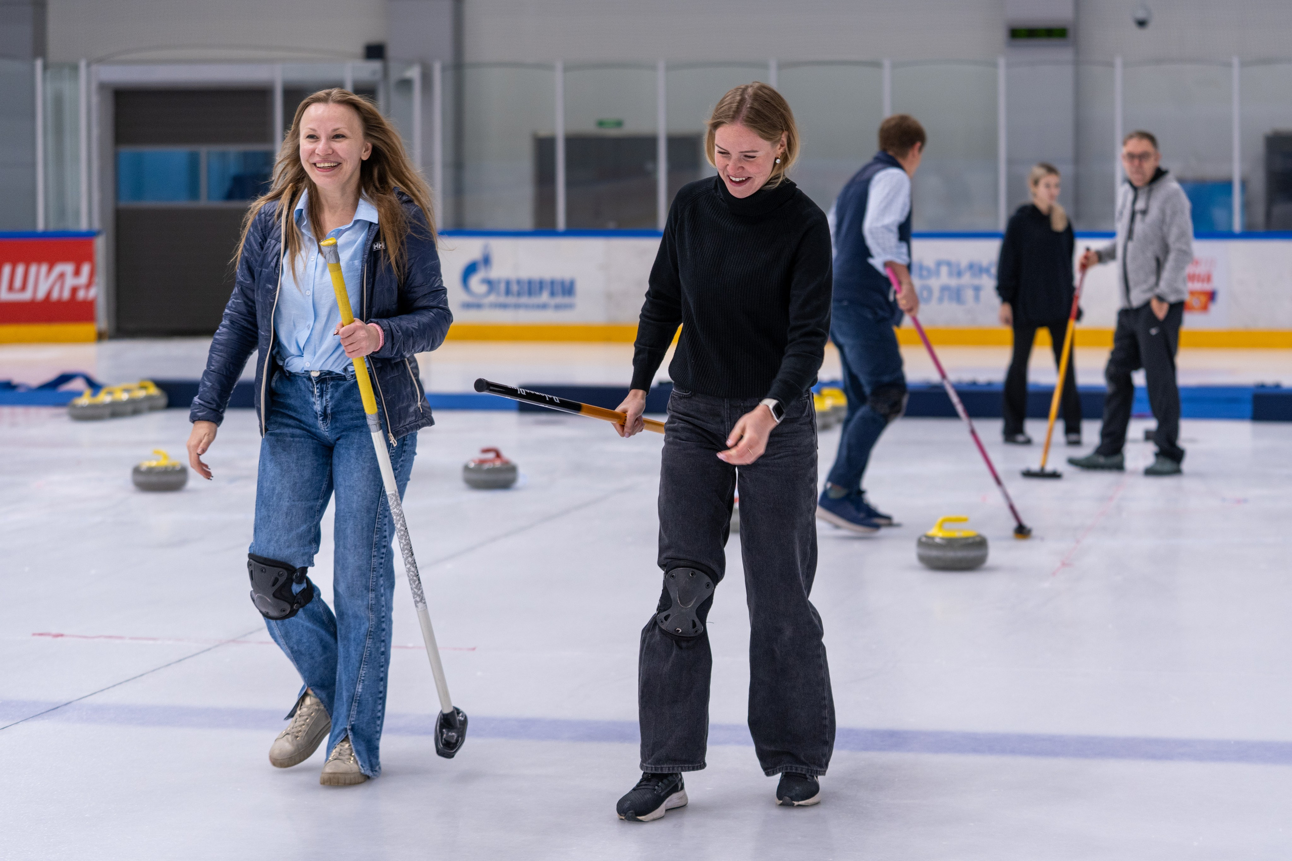 Керлинг для компании Р-Фарм. Репортажный фотограф в Красной Поляне и Сочи Павлюченко Екатерина