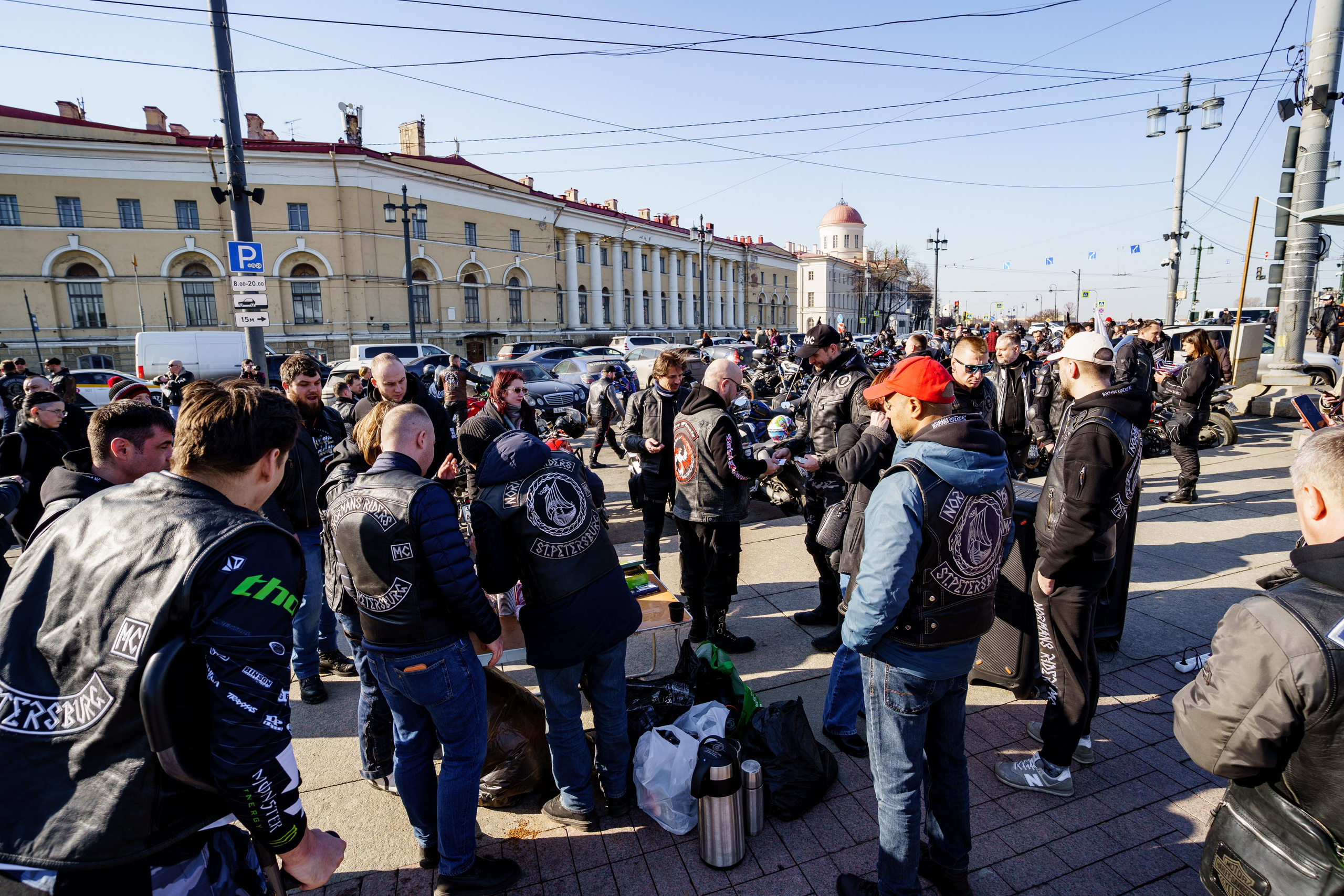 Прохват мотоклуба Norman Riders ч.1. Концертный и репортажный фотограф в Санкт-Петербурге Слава Пахомов