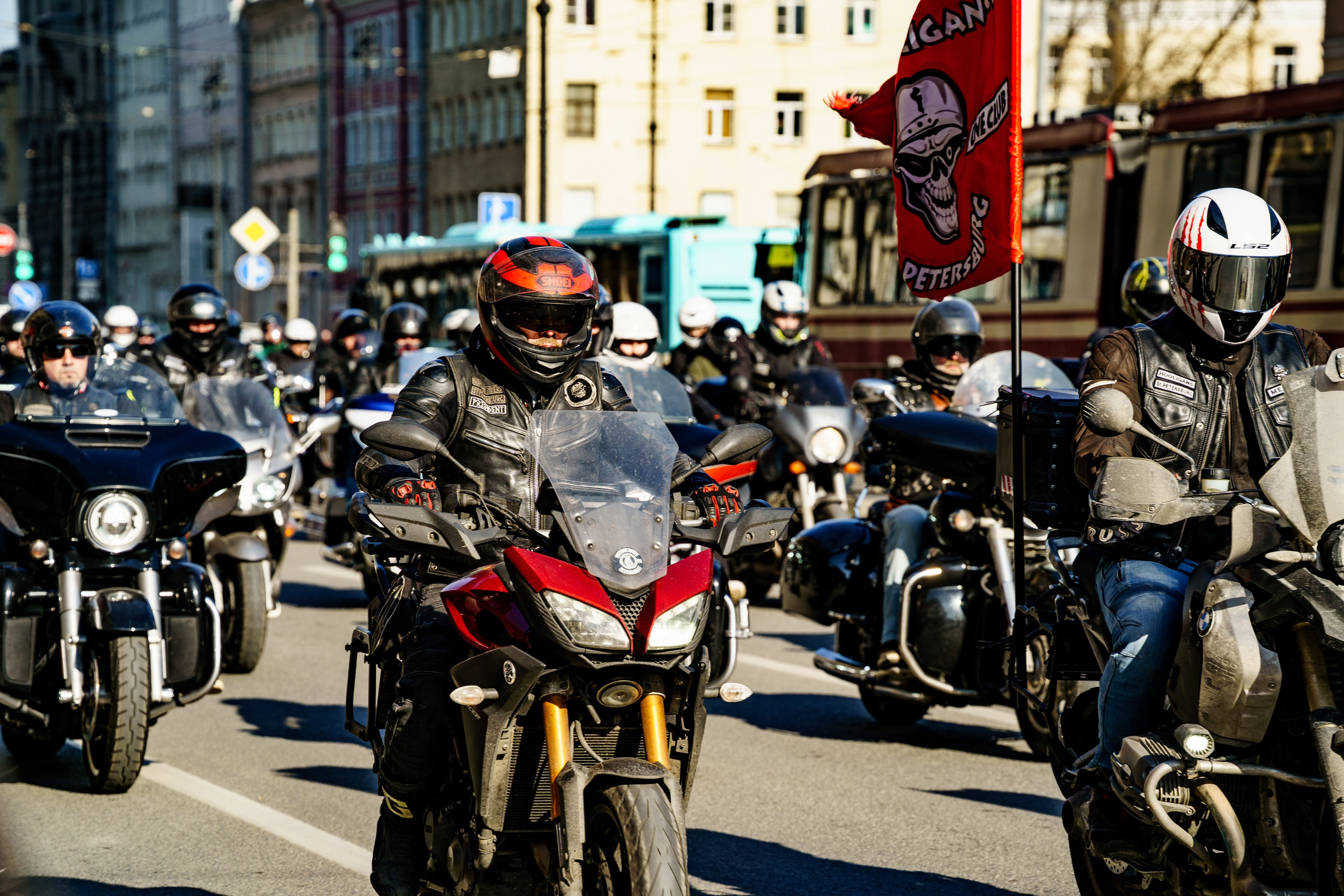 Прохват мотоклуба Norman Riders ч.1. Концертный и репортажный фотограф в Санкт-Петербурге Слава Пахомов