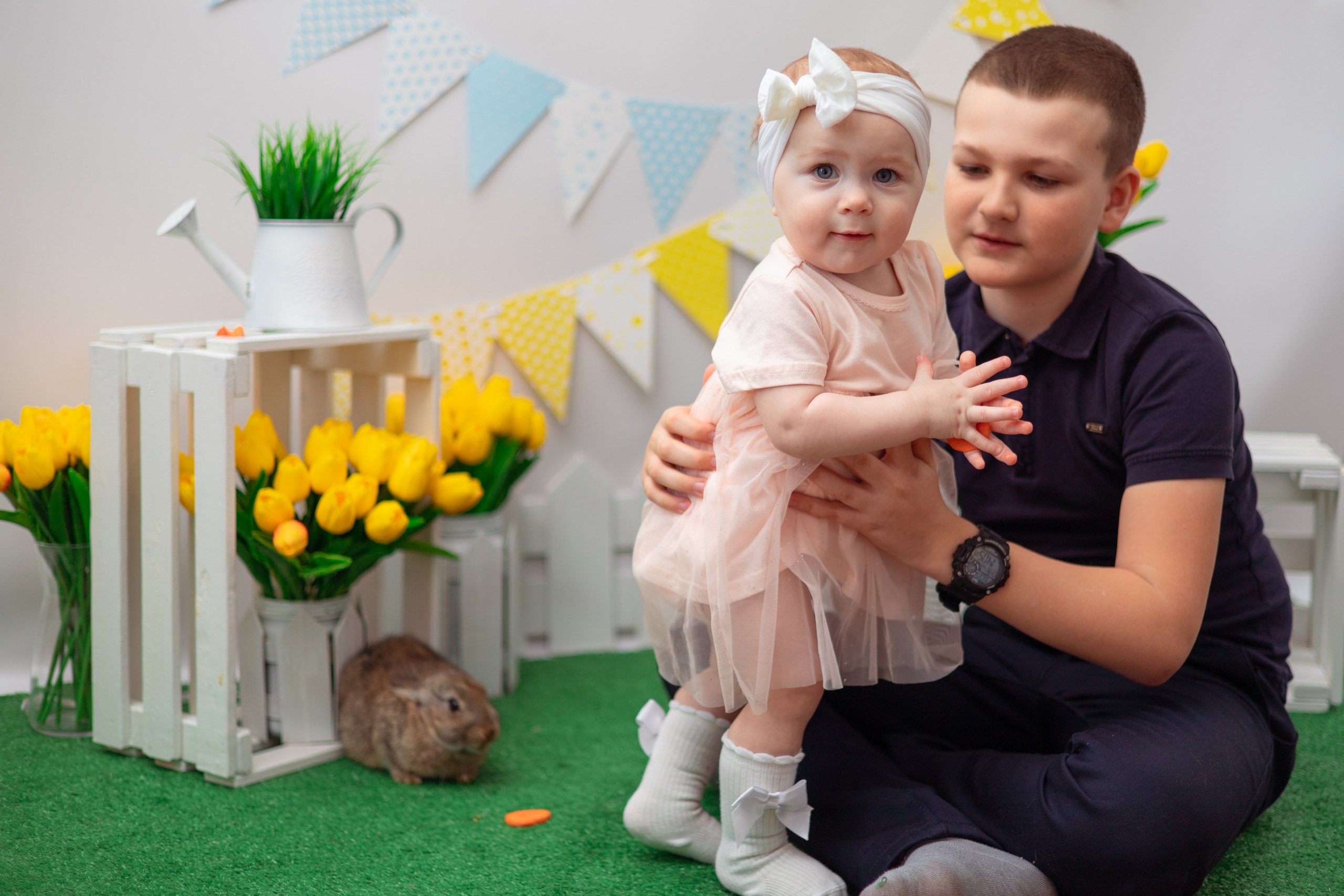 Злата кролики. Семейный и детский фотограф в Михайловке Татьяна Лестьева