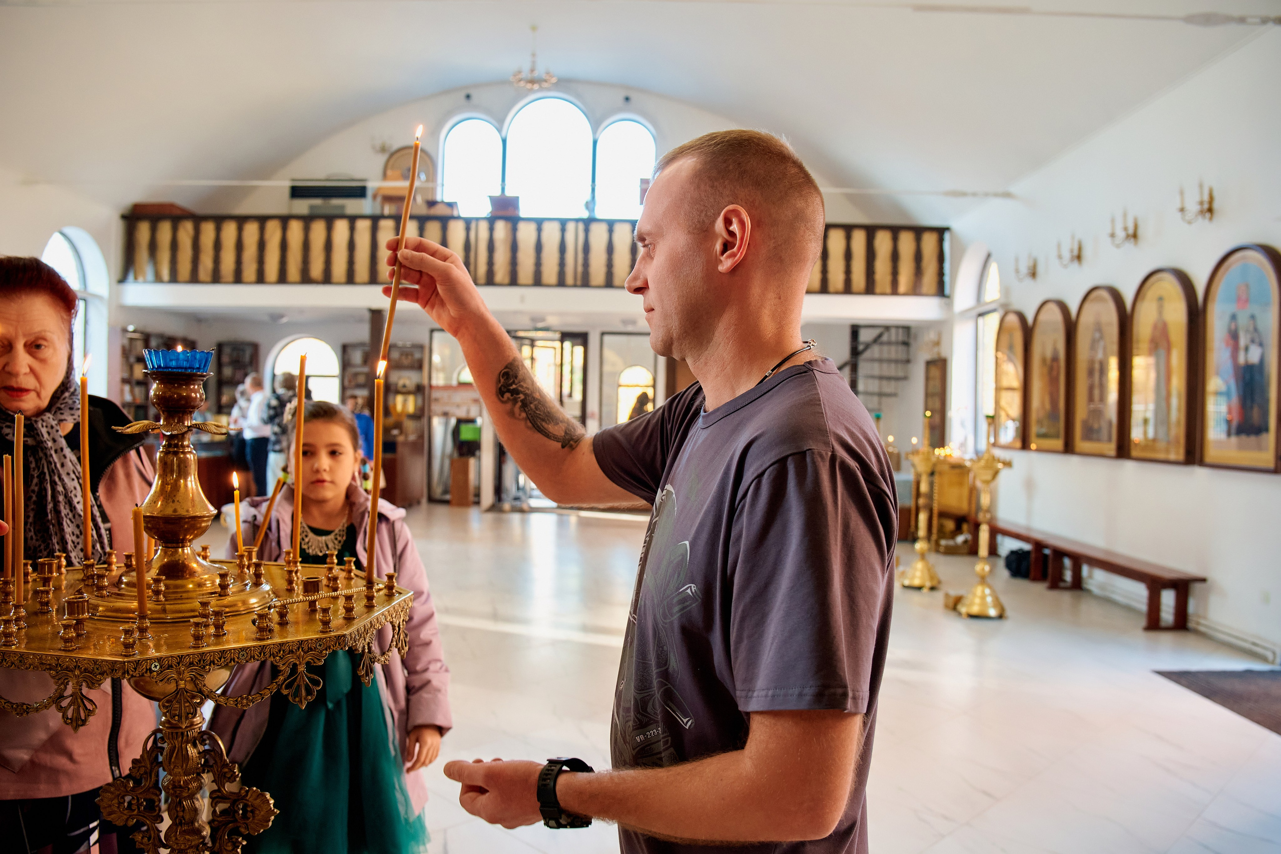 Крестины. Храм св. Серафима Саровского. Фотограф Таганрог Анна Трайжон