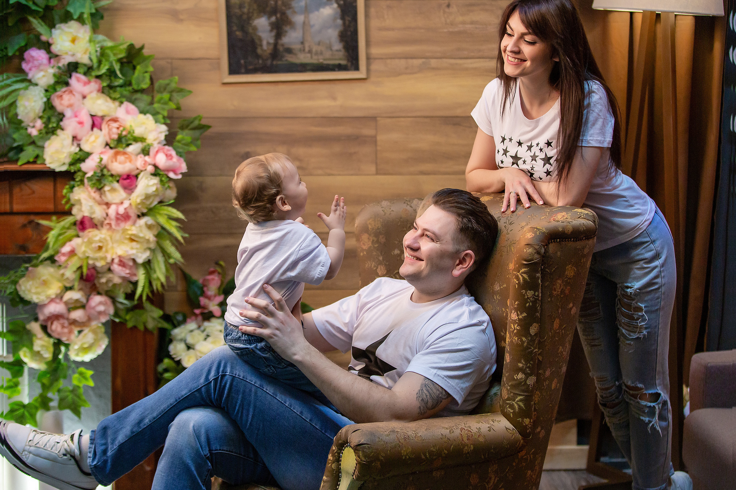 Семейная фотосессия в фотостудии. Свадебный фотограф в Барановичах Вячеслав Шах-Гусейнов, фотошкола