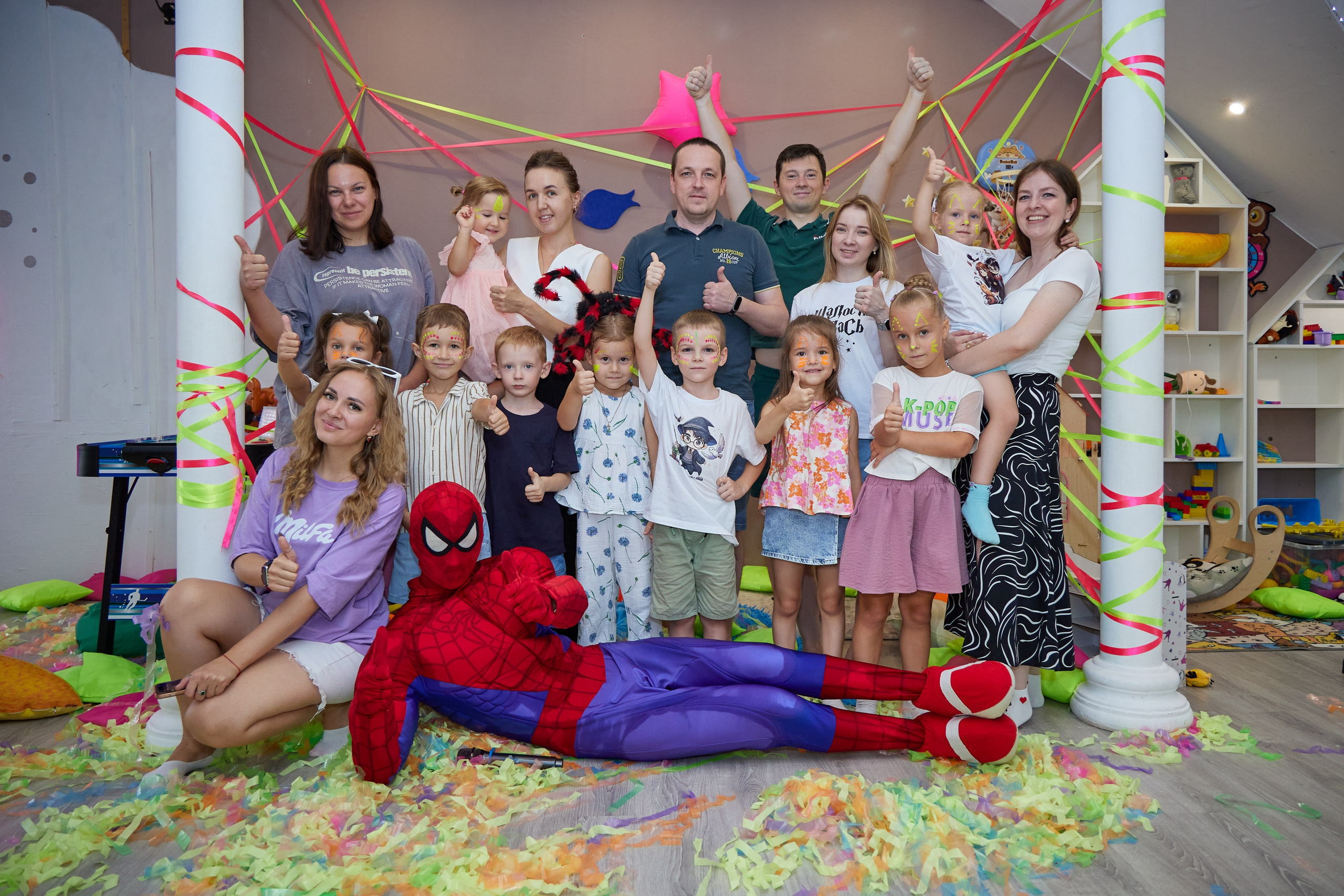 Репортажные кадры с детских праздников