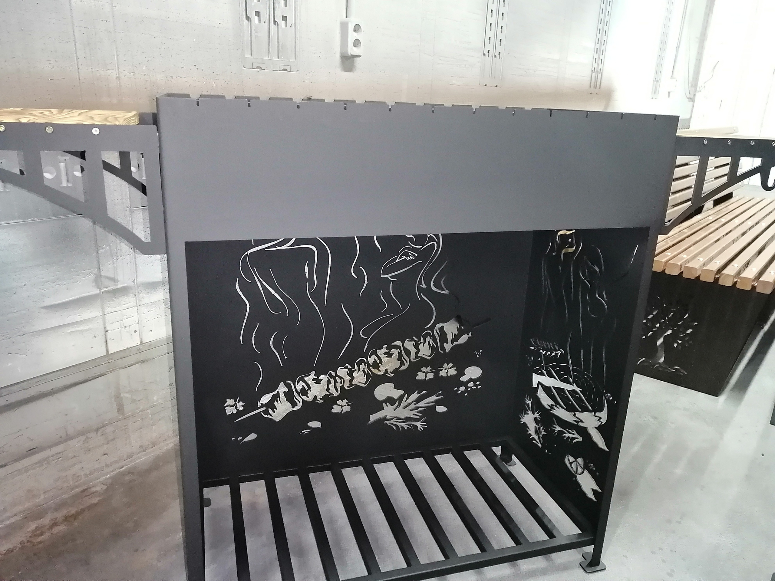 Мангалы с резным рисунком. Купить / заказать мангал для дома в Краснодаре от производителя «Мангал Мастер»