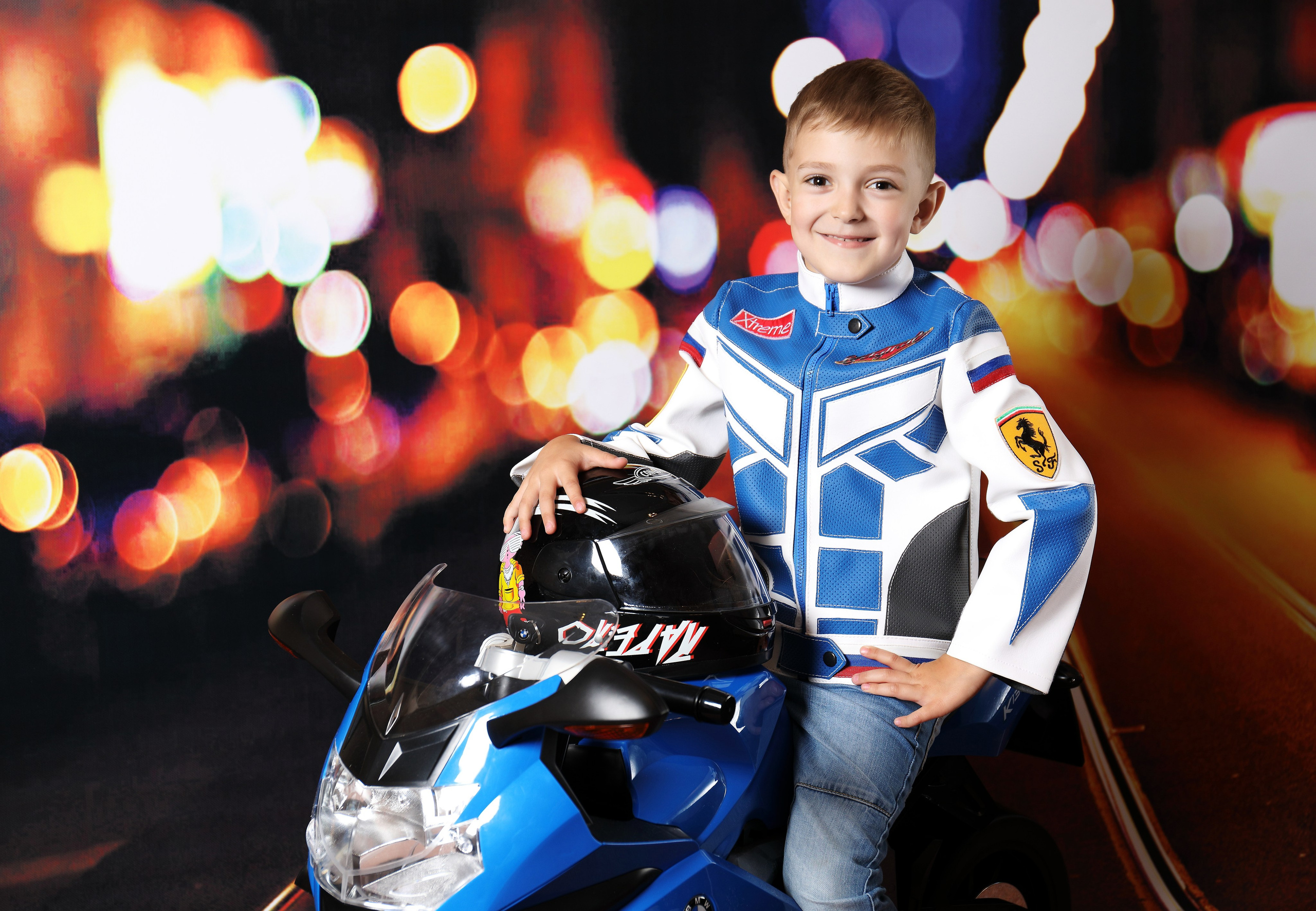 Байкер. Детская выездная фотостудия