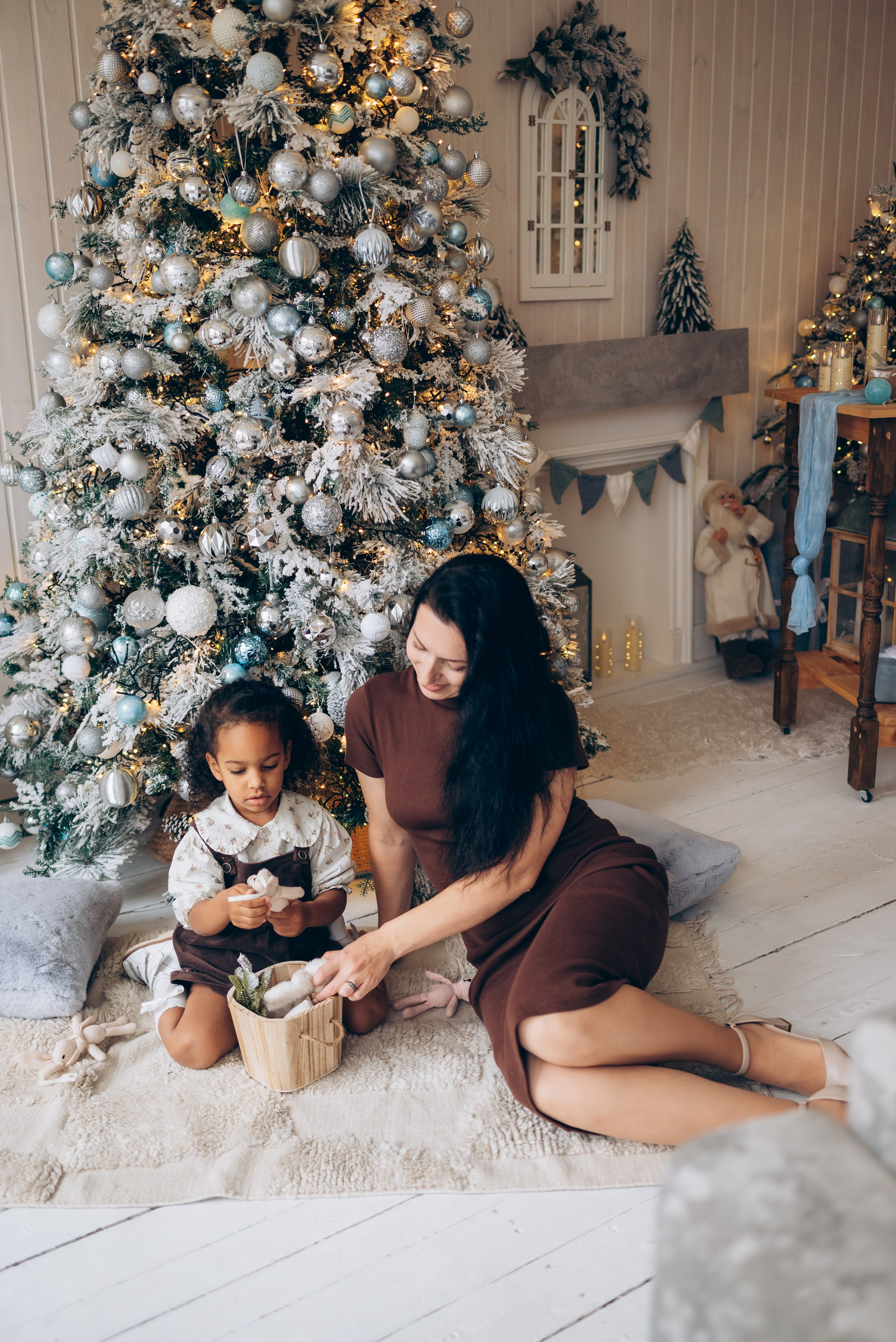 Новый год Наталья с дочкой. Семейный фотограф в Тюмени Ксения Мязитова