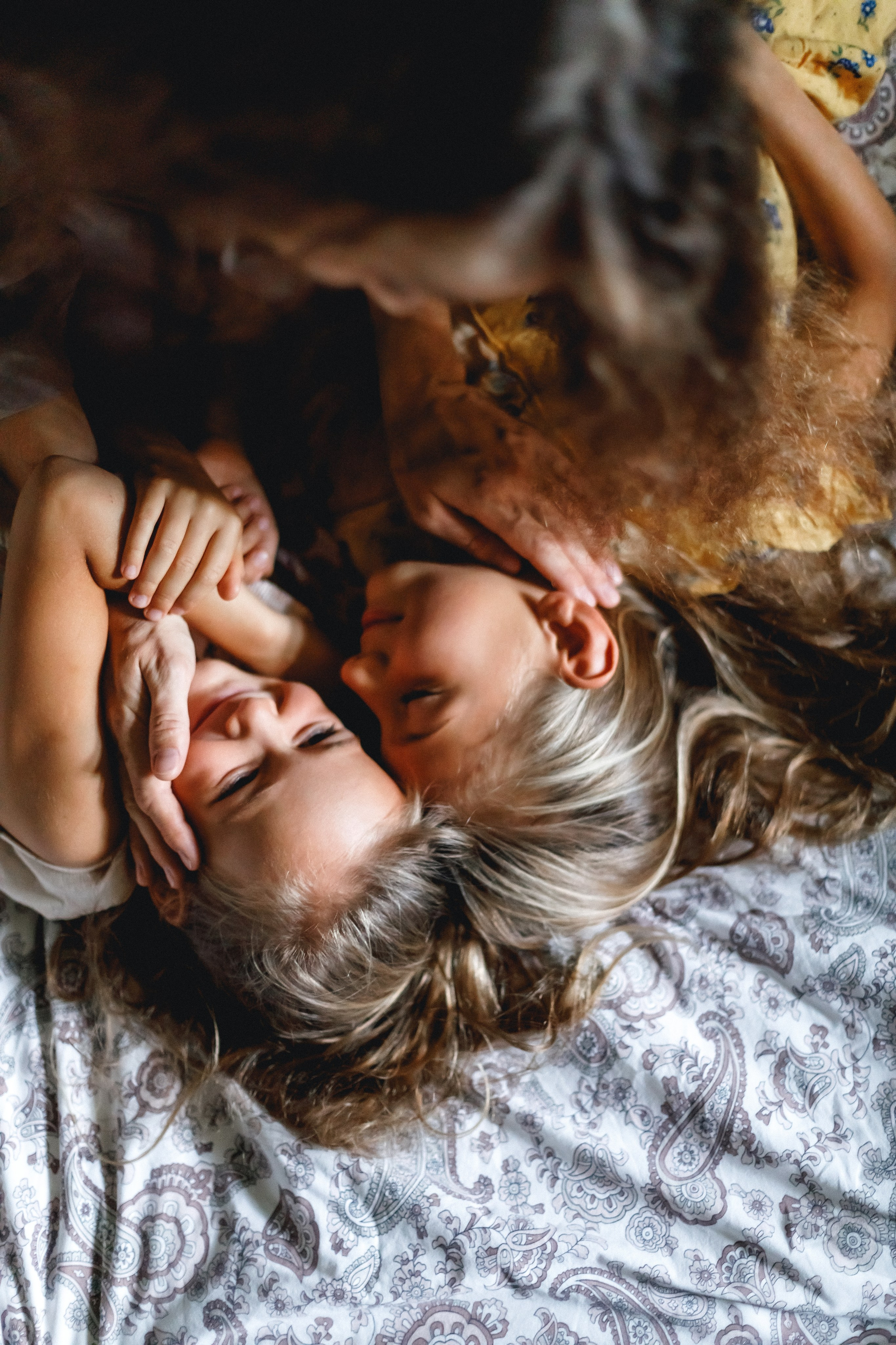 Настя и дочери. Домашняя съёмка. Фотограф в Москве Базанова Дарья