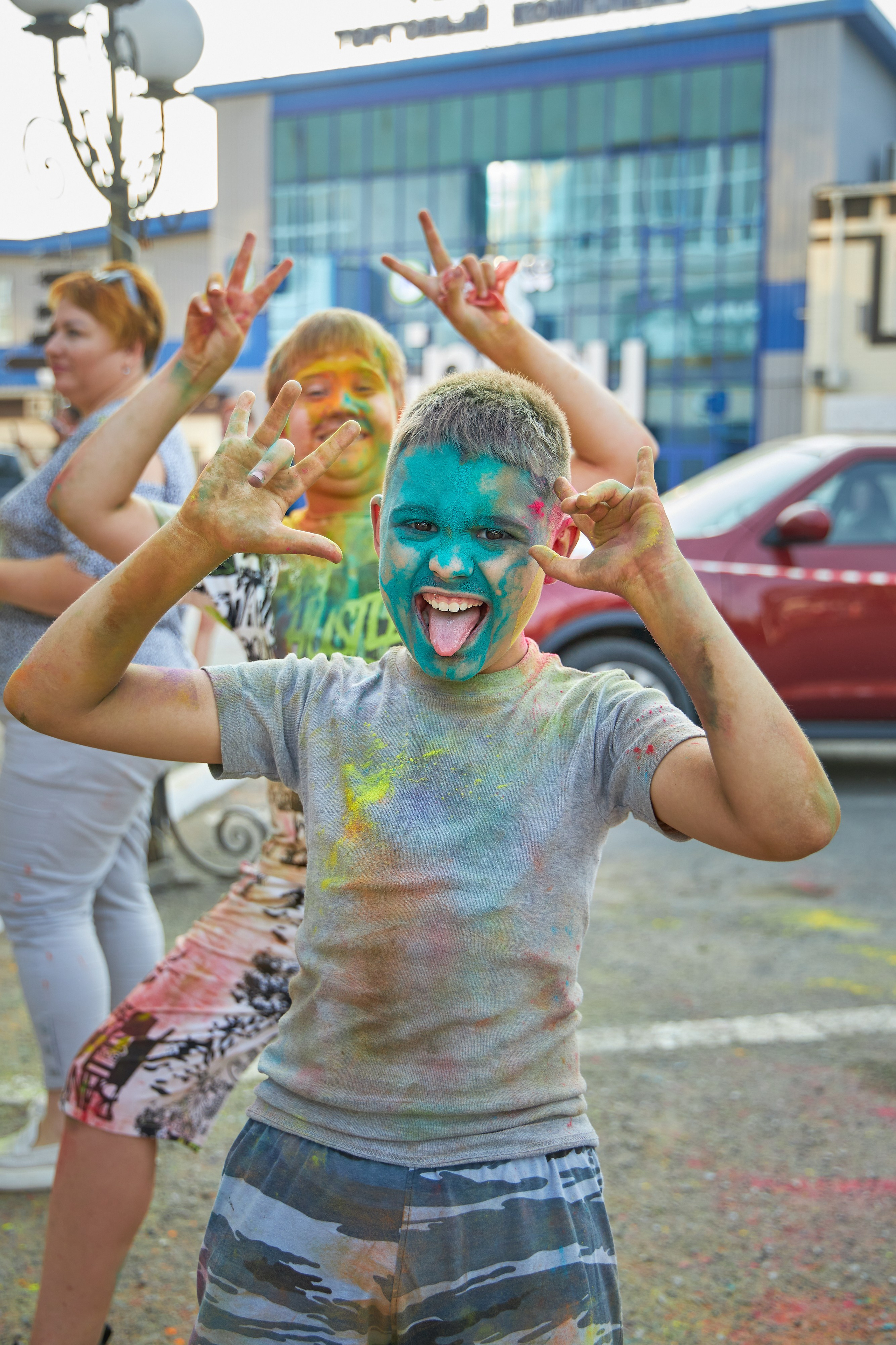 Репортажные кадры с детских праздников