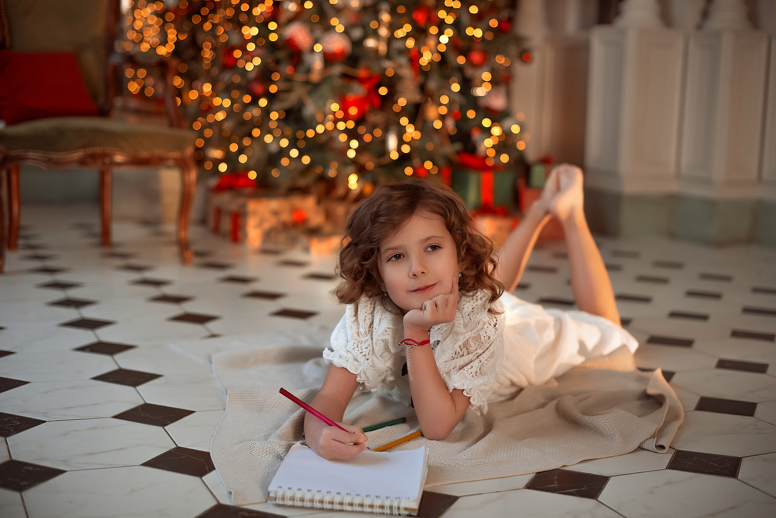 Встреча с Дедом Морозом. Детский фотограф в Санкт-Петербурге Татьяна Карпенко