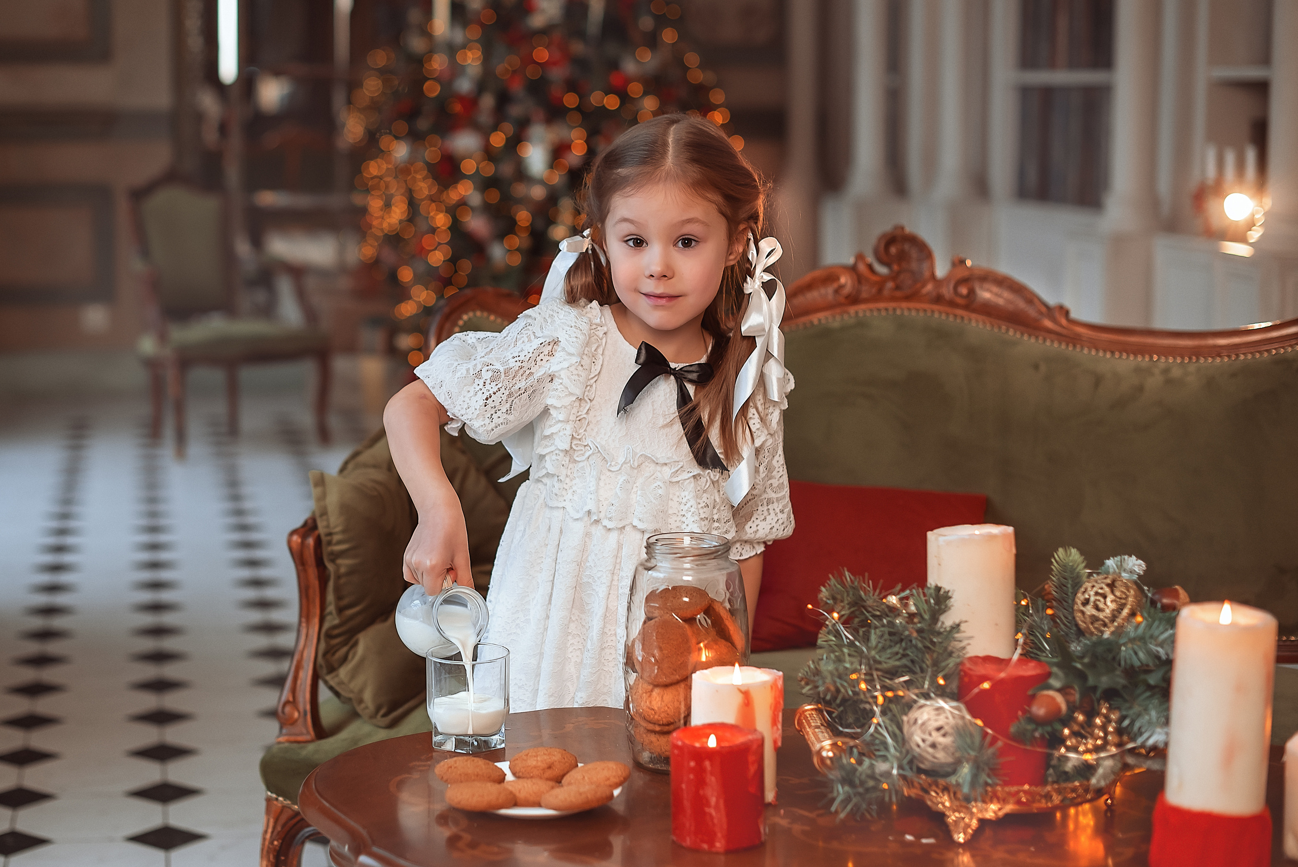 Встреча с Дедом Морозом. Детский фотограф в Санкт-Петербурге Татьяна Карпенко