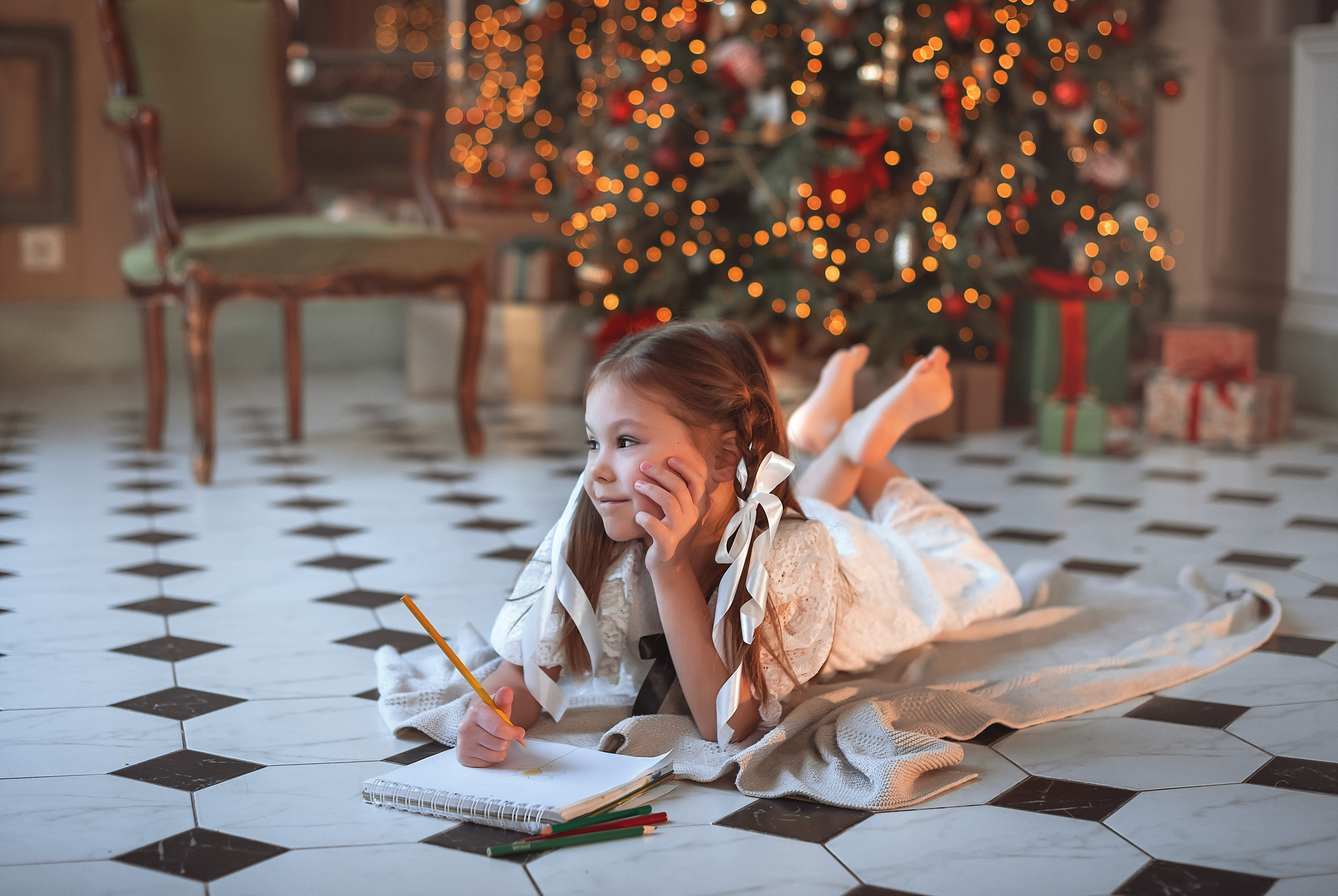 Встреча с Дедом Морозом. Детский фотограф в Санкт-Петербурге Татьяна Карпенко