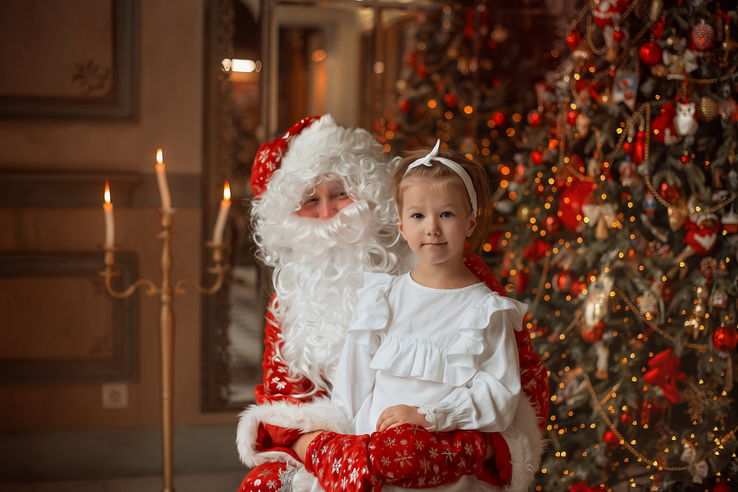 Встреча с Дедом Морозом. Детский фотограф в Санкт-Петербурге Татьяна Карпенко