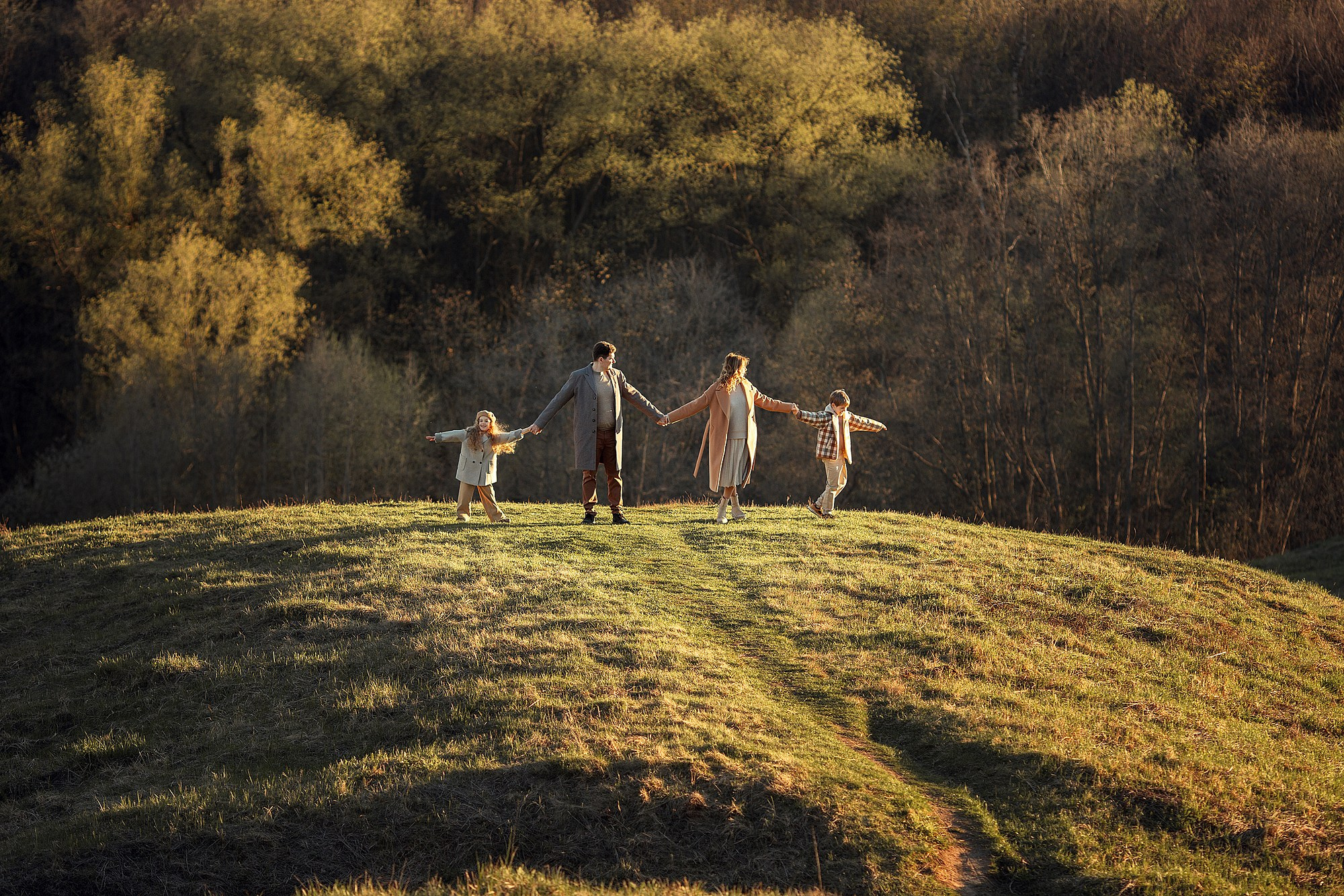 Семейная съемка на природе. Семейный фотограф Татьяна Надеждина | Москва, Московская область, Ярославль