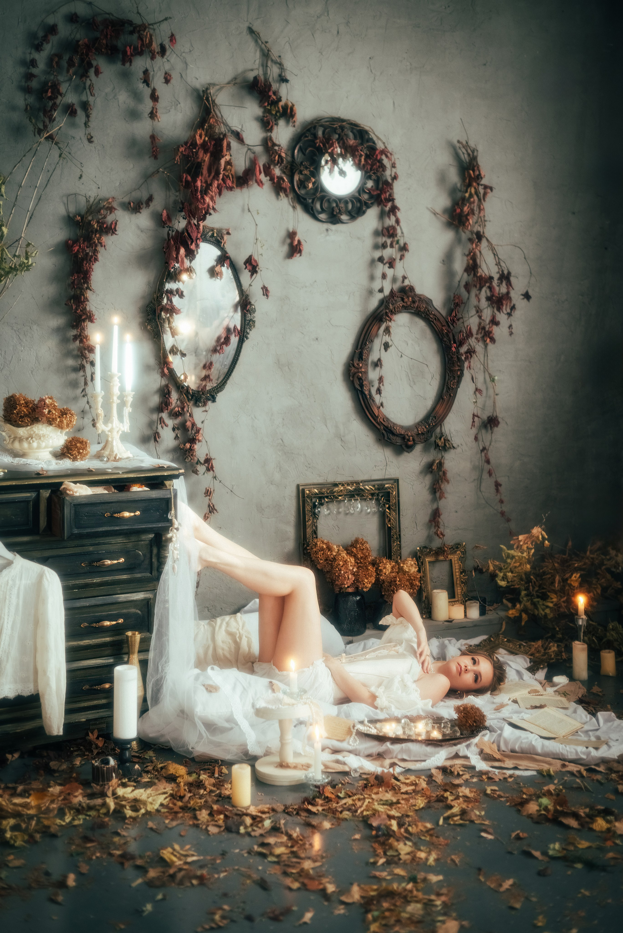 Фотосессия с дымом античном стиле Кемерово