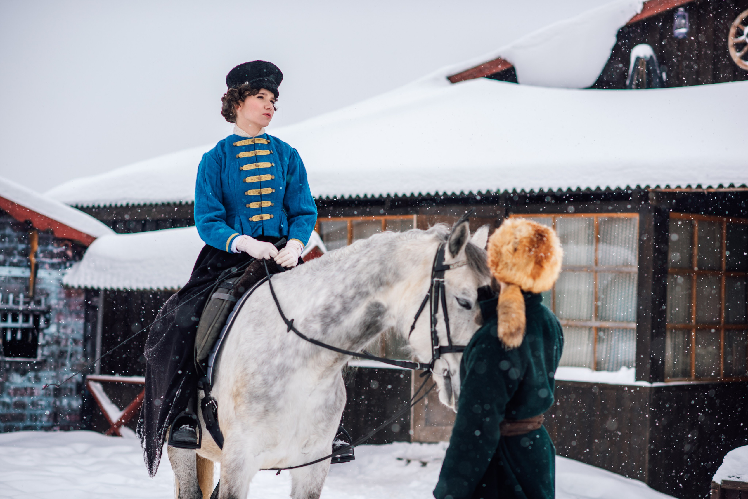 Зимняя парфорсная охота. Фотограф Диана Вальтер