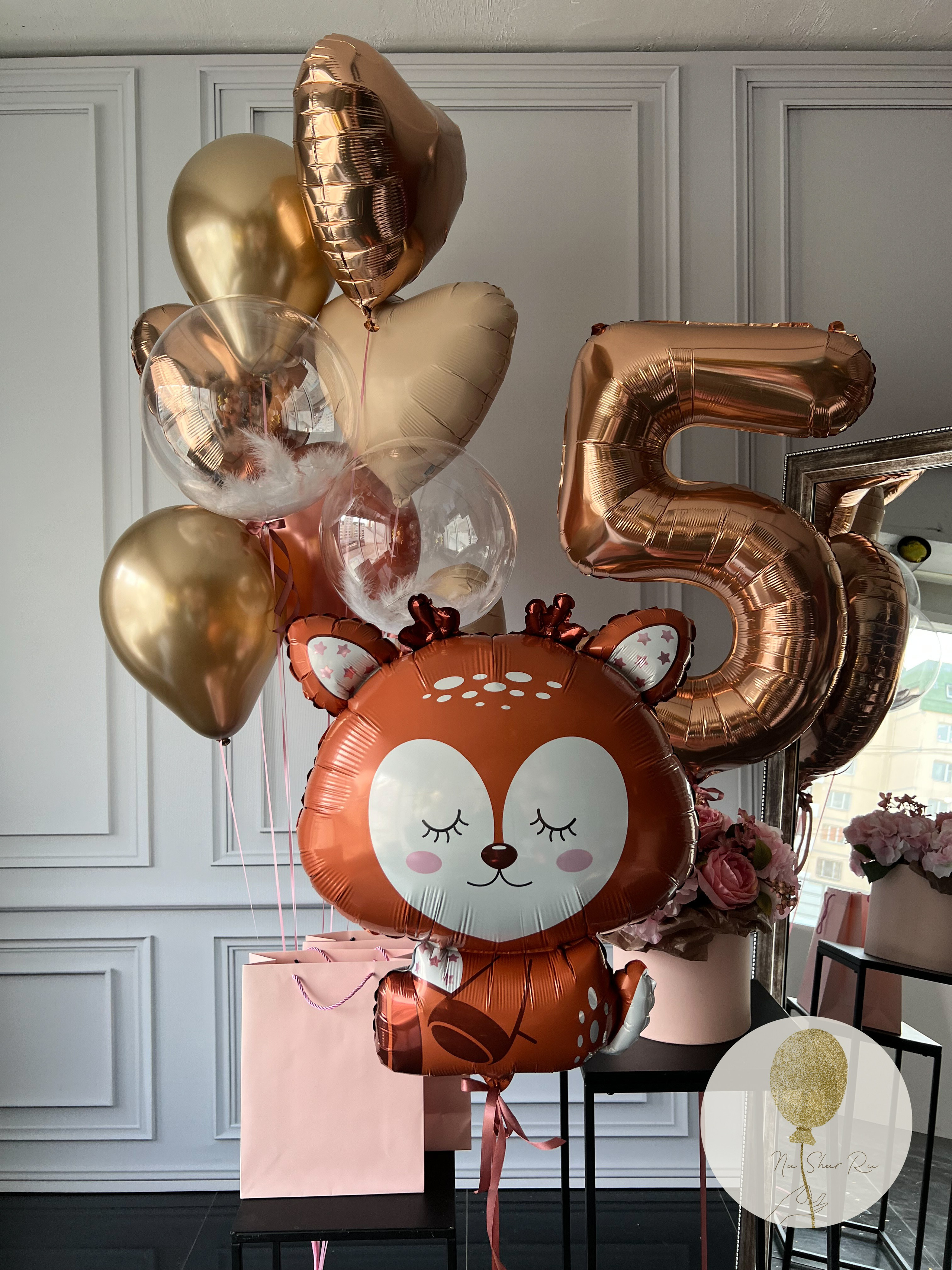 Шары для ребенка (девочка). Воздушные шары с гелием в Донецке