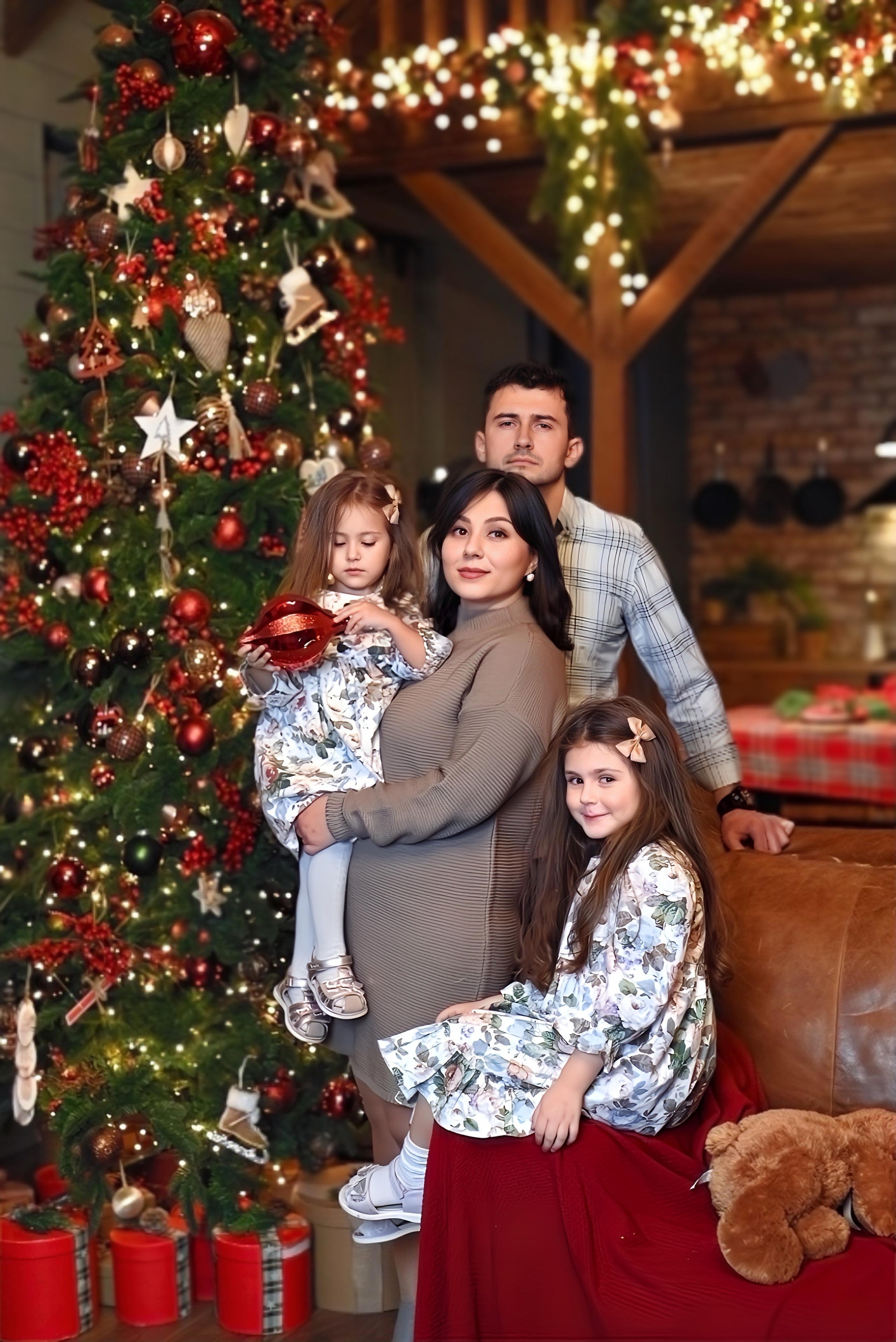 Дарья с семьей в Шале. Семейный и детский фотограф Москва