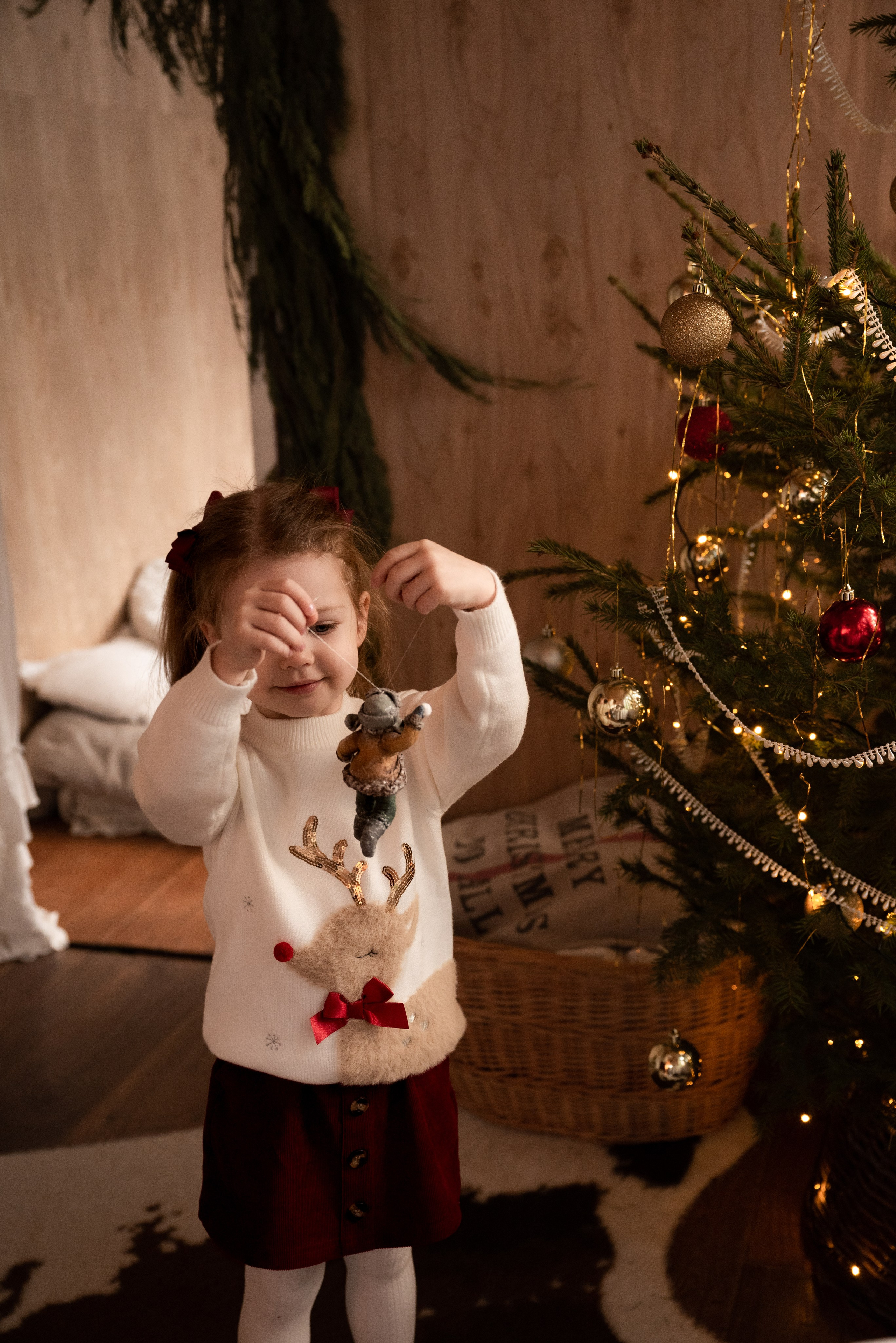 НОВОГОДНЯЯ СЕРИЯ в студии GREEN DACHA. Фотограф Ксения Огородова портфолио