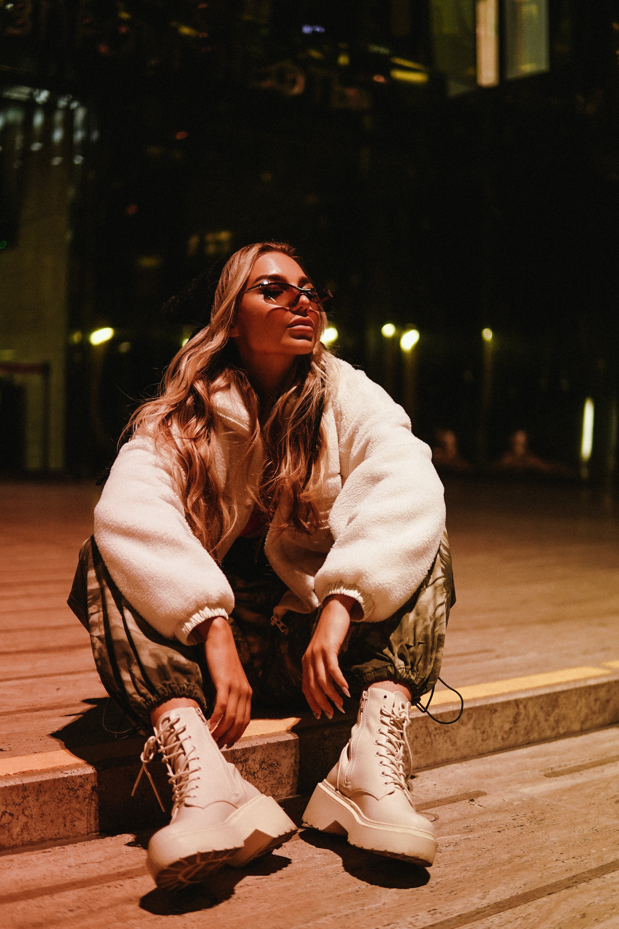 Ночной Петербург- модель Юля. Фотограф Москва и Видеограф Москва