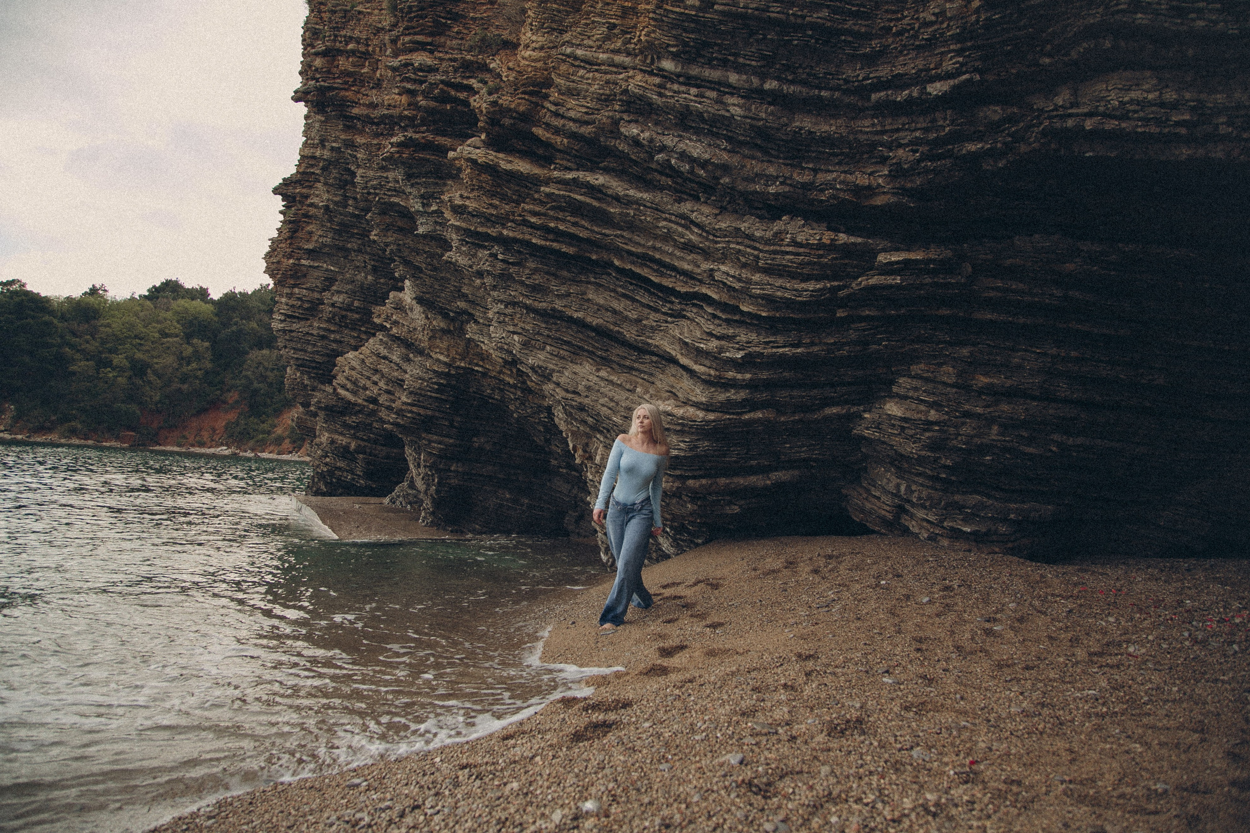 Женская фотосессия на море в Черногории. Семейный и свадебный фотограф в Черногории Татьяна Белякова