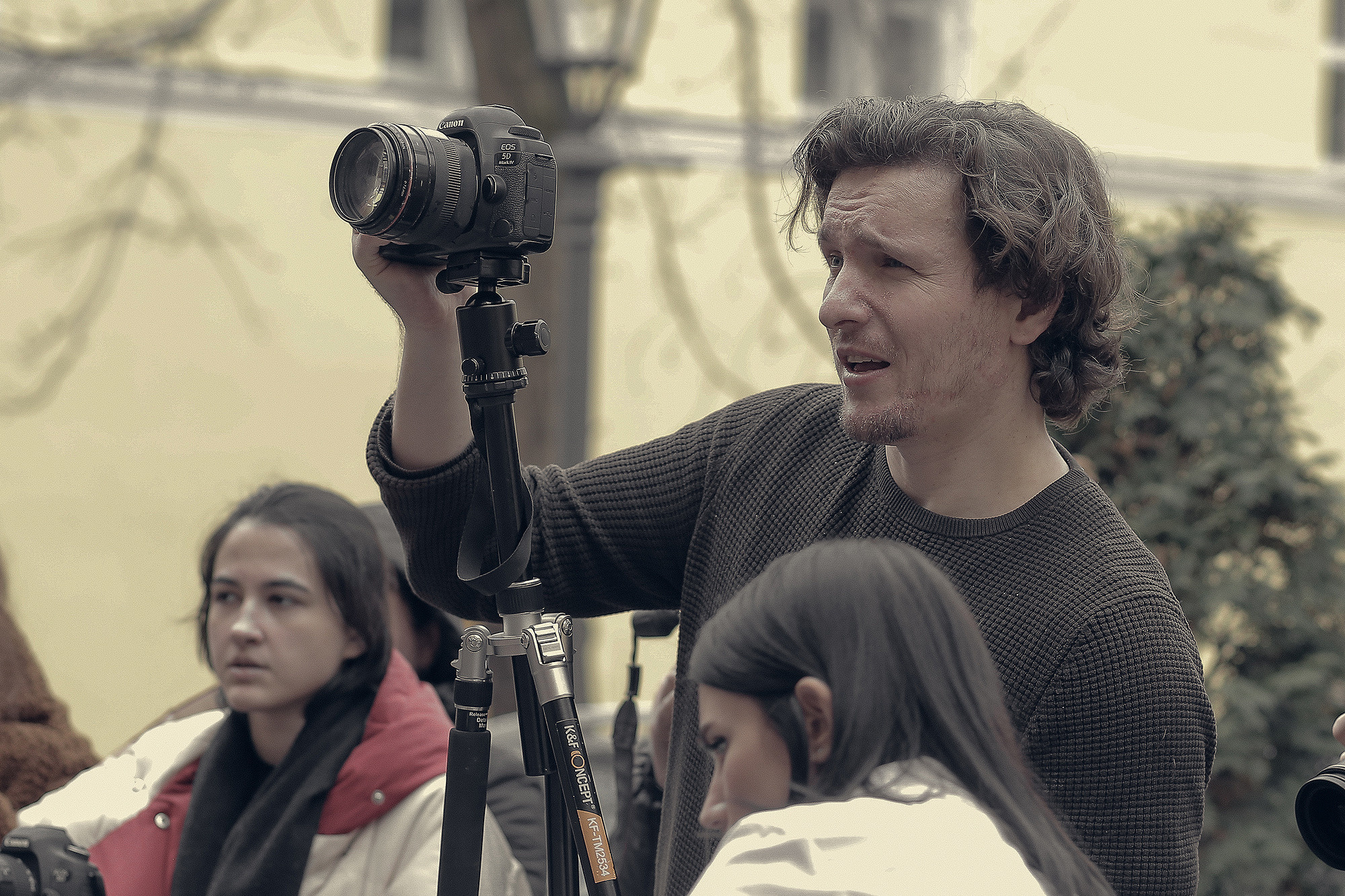 Съёмки проекта «Долго и счастливо». Режиссёр Сергей Спирин. Антонина Морозова, профессиональный семейный фотограф видеограф