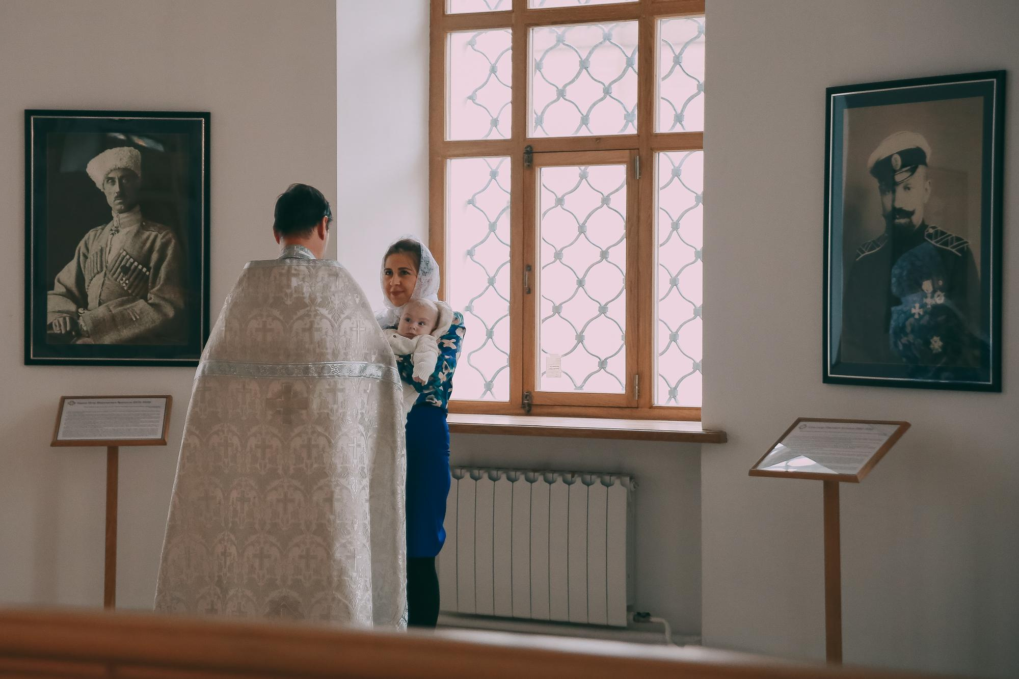 Крещение Романа в Новоспасском монастыре. Антонина Морозова, профессиональный семейный фотограф видеограф