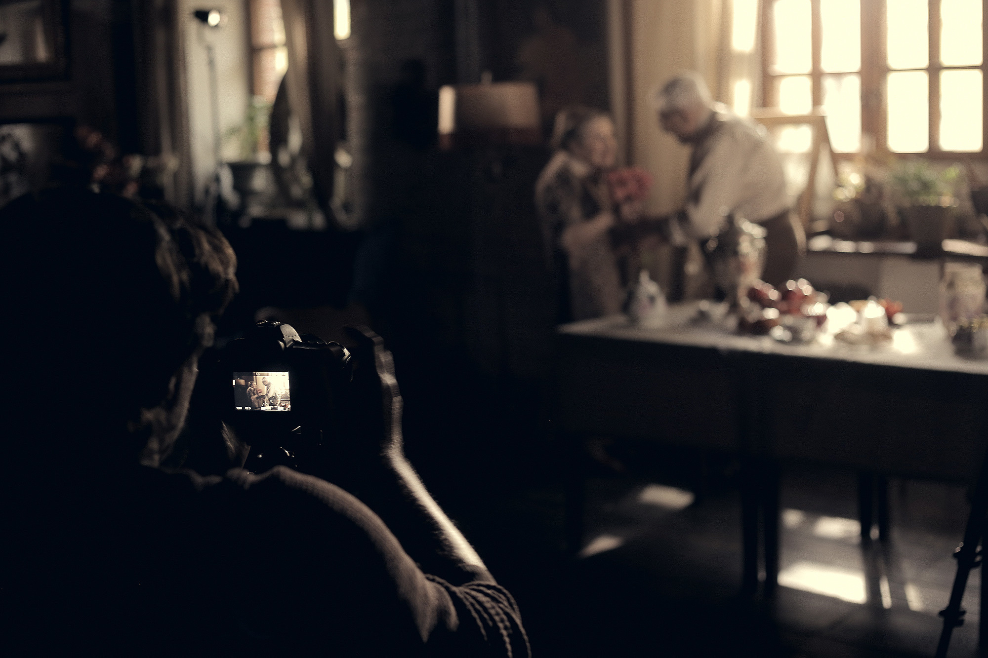 Съёмки проекта «Долго и счастливо». Режиссёр Сергей Спирин. Антонина Морозова, профессиональный семейный фотограф видеограф