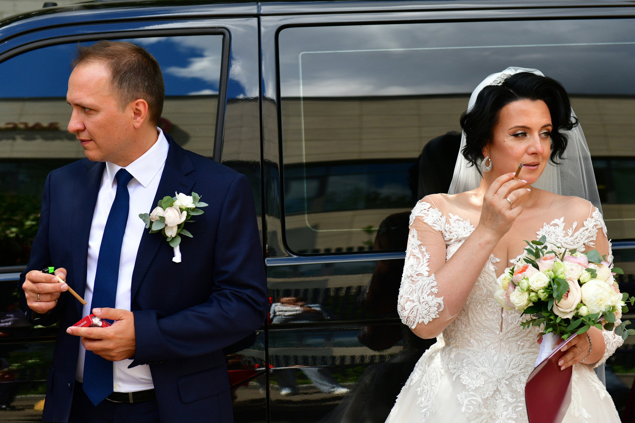 Свадебный день Анастасии и Бориса. Свадебный и портретный фотограф в Москве Галина Борисова