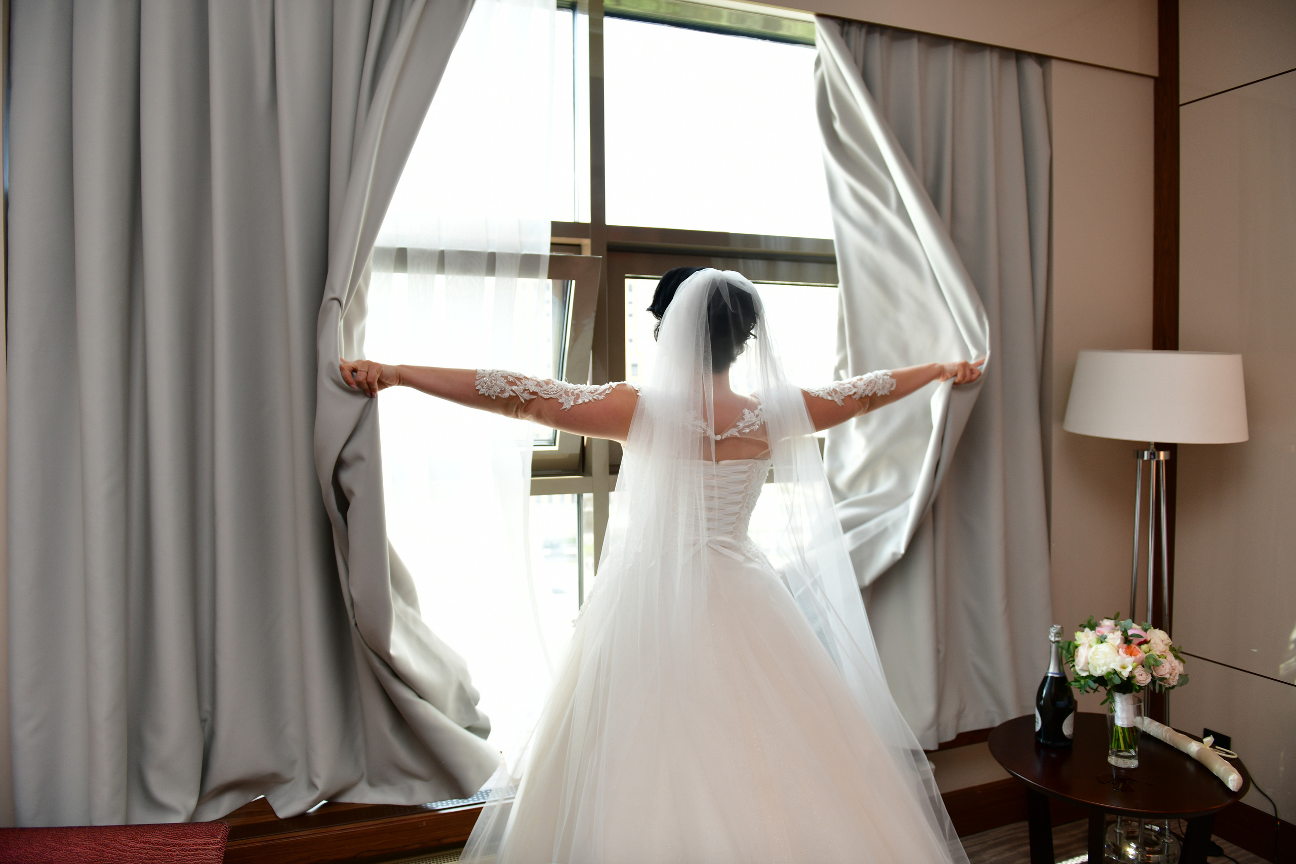 Свадебный день Анастасии и Бориса. Свадебный и портретный фотограф в Москве Галина Борисова