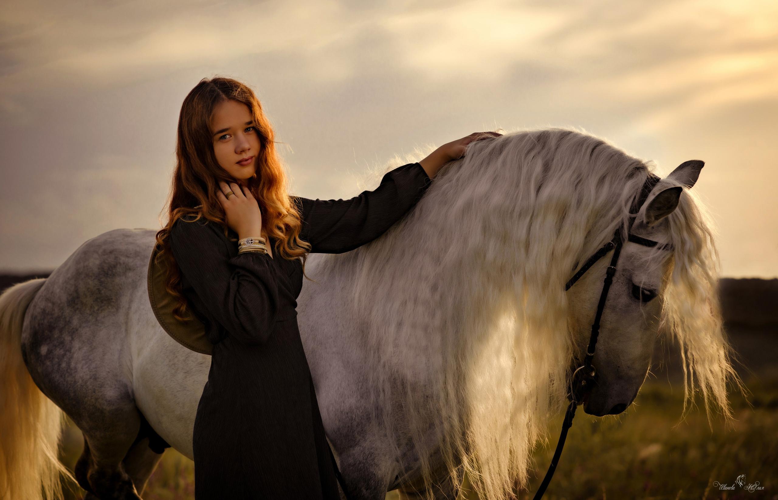 Виктория и Вымпел. Конный фотограф в Саратове Юлия Иванова
