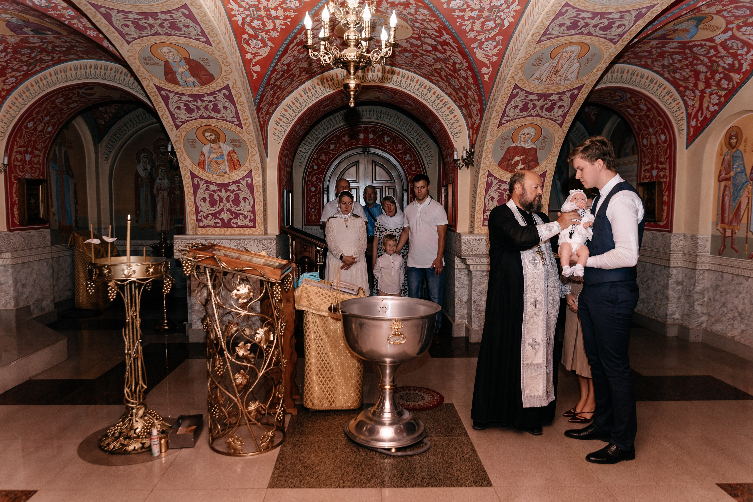 Крещение Саши. Семейный фотограф Минск Усова Ольга