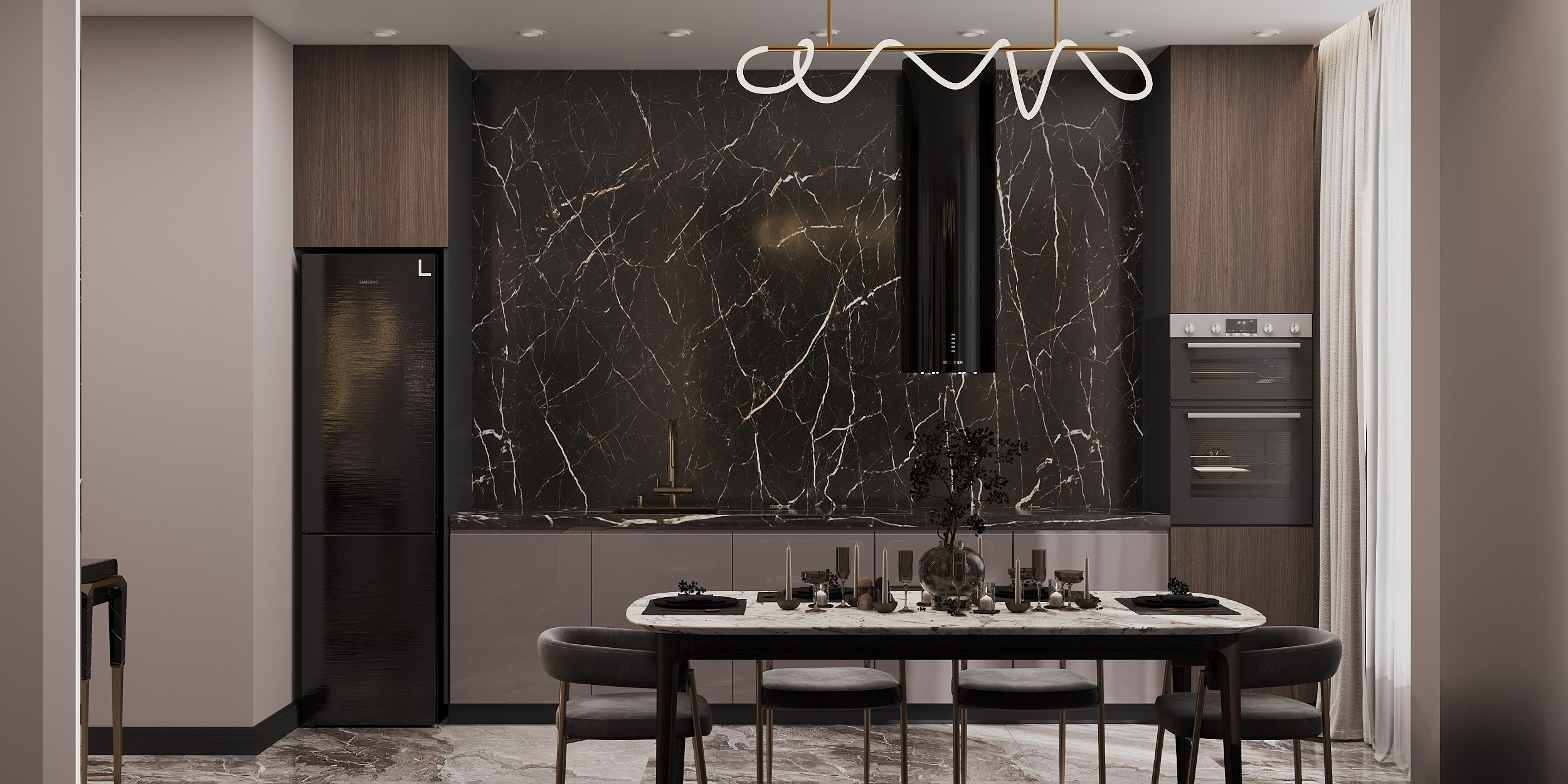 ЖК «Скандинавия». Hedonist design. Дизайн интерьера комфорт и бизнес класса. Москва и весь мир