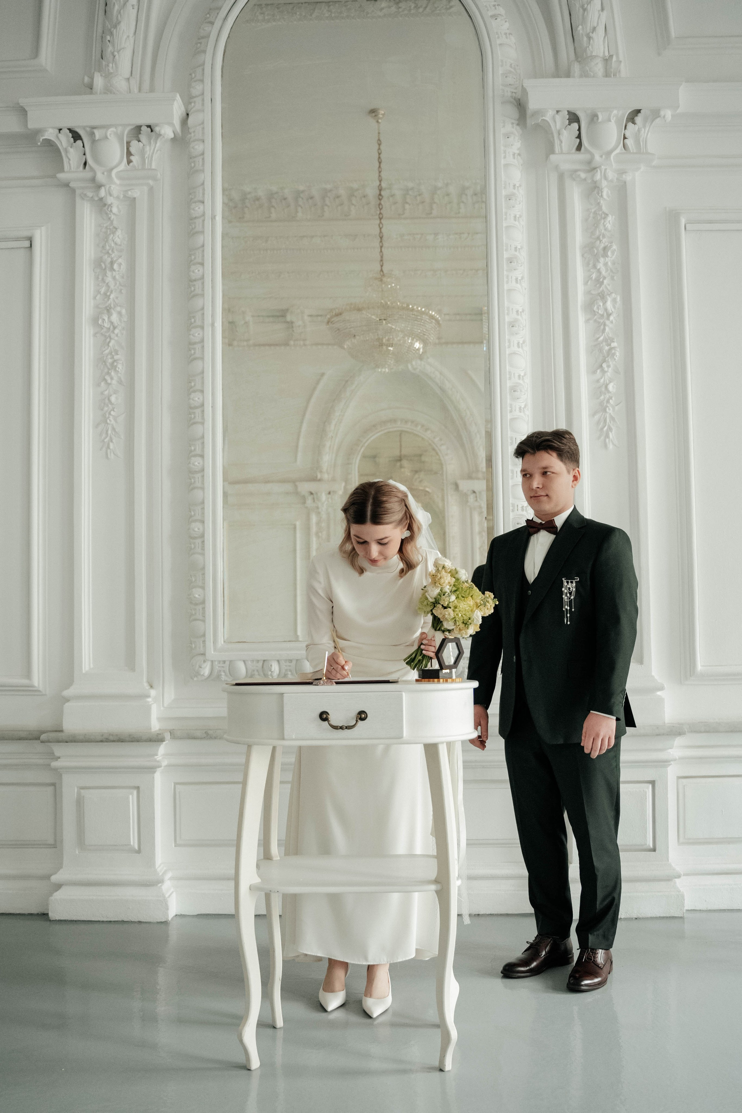 Евгений и Анастасия / Особняк Спиридонова, МГУ. Свадебный фотограф Москва Александра Аверкова