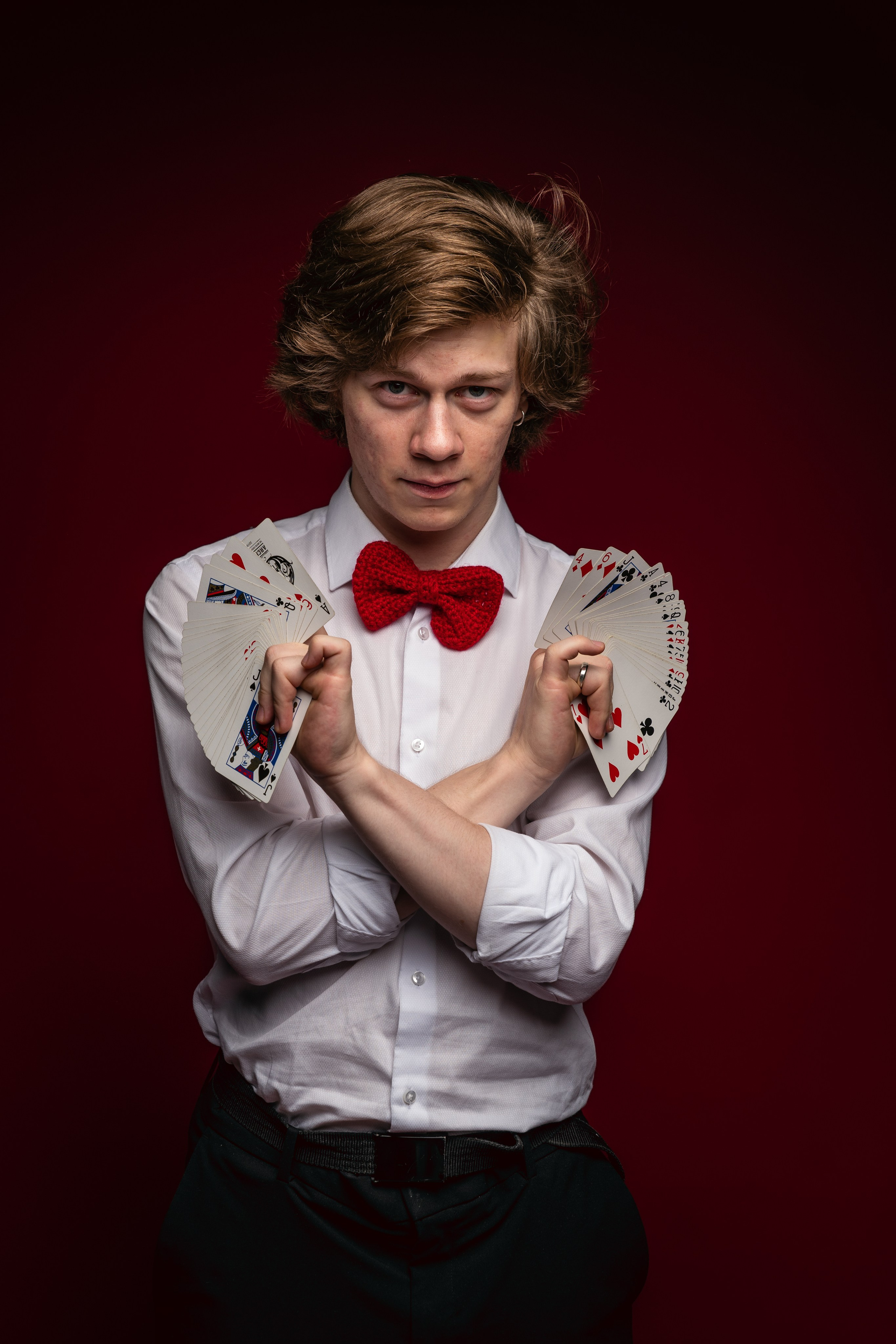 Жора. Фокусник. Фотосессия в Спб в студии, фотограф Панютина Марина