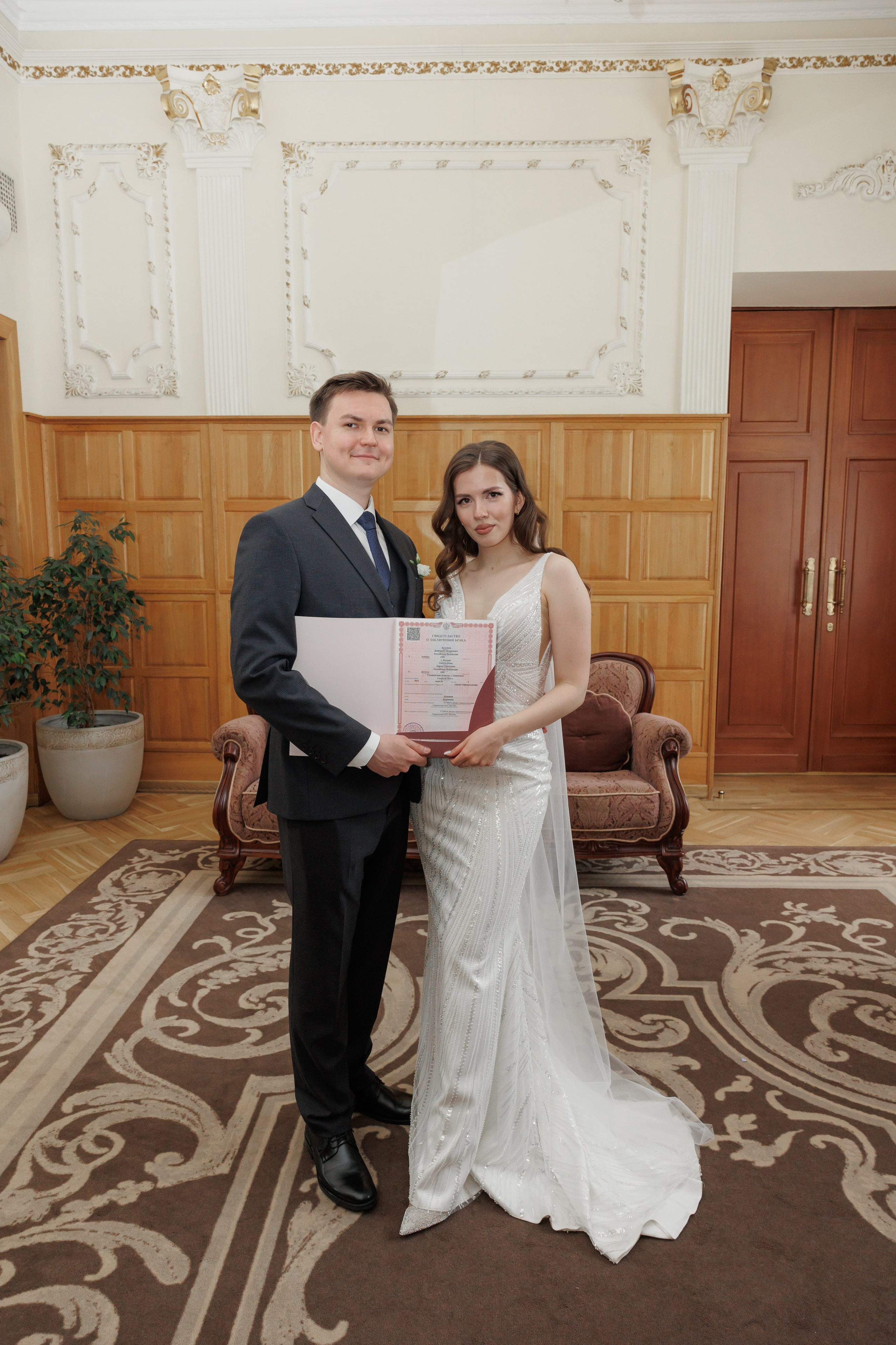 Даша и Дима, Грибоедовский ЗАГС. Свадебный и репортажный фотограф (Москва, Королев и другие)