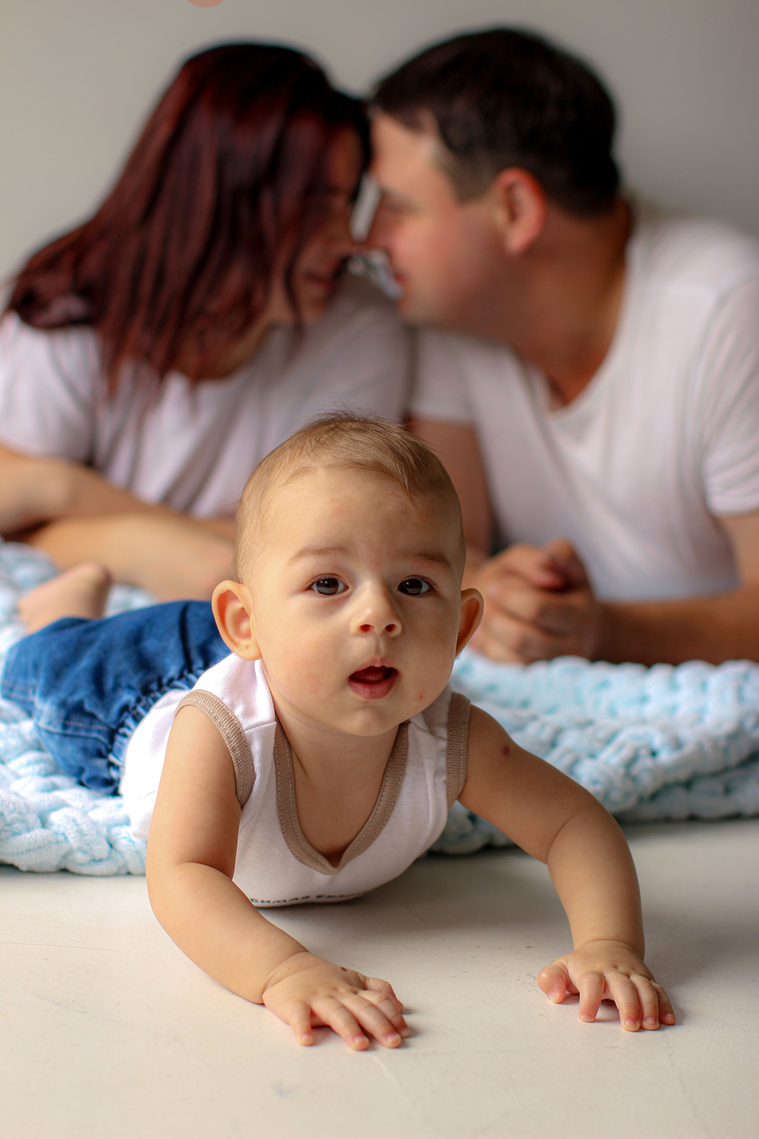 Роман, Елена и Матвей. Семейный и детский newborn фотограф в Ростове-на-Дону Наталья Лебедева