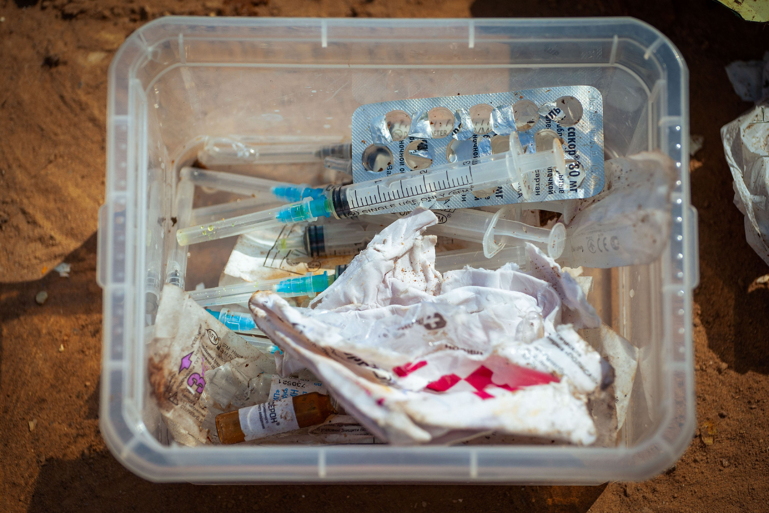 Анализ ижевского полигона ТБО [10-11 августа 2021 г.]. Фотограф Виноградов Константин