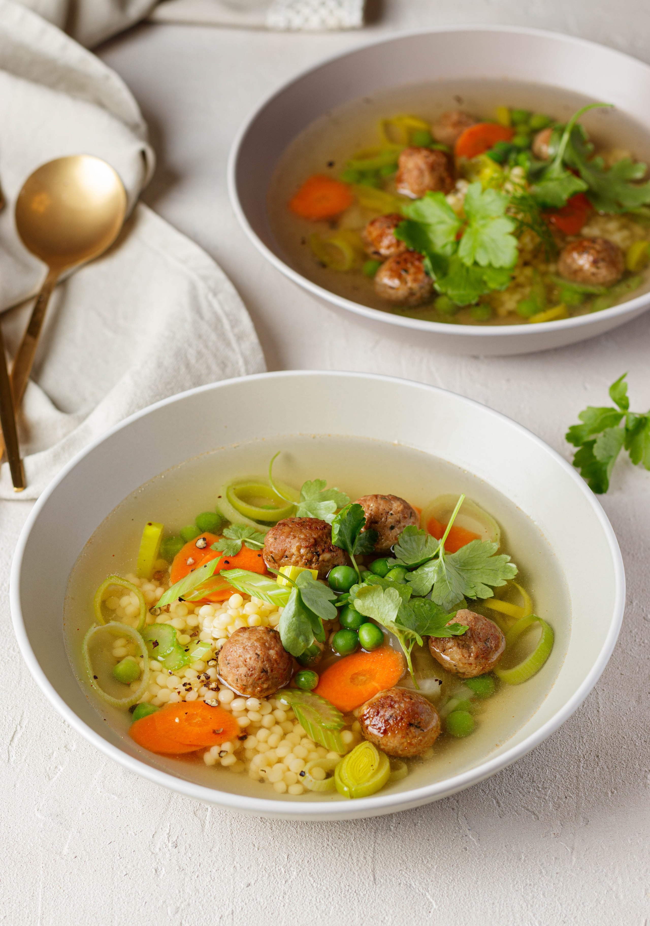 Суп с фрикадельками. Ольга Кирсанова фуд-фотограф, фуд-стилист, Москва
