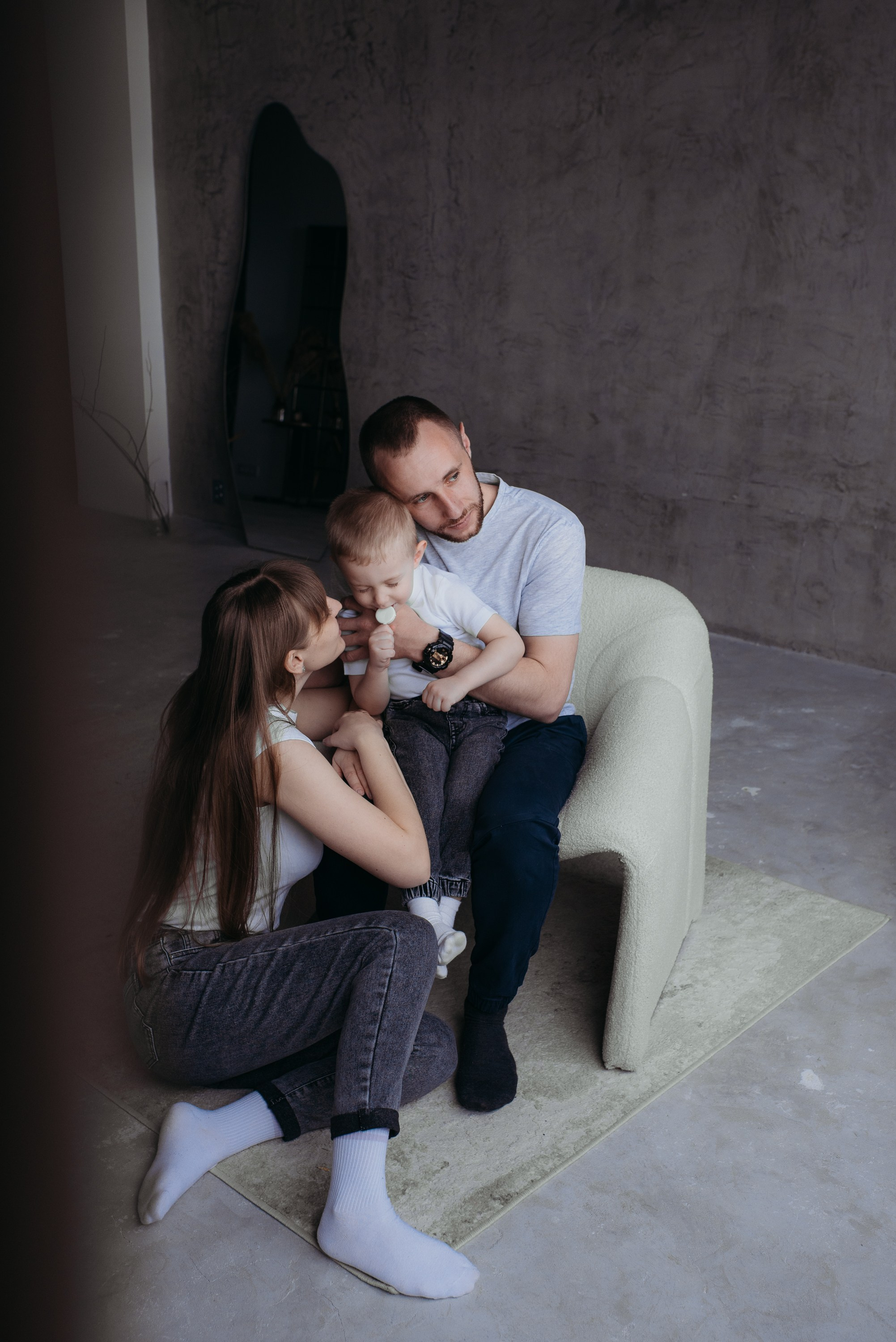 Вика, Леша и Саша. Семейный и детский фотограф в Новосибирске и Краснообске — Анна Ким