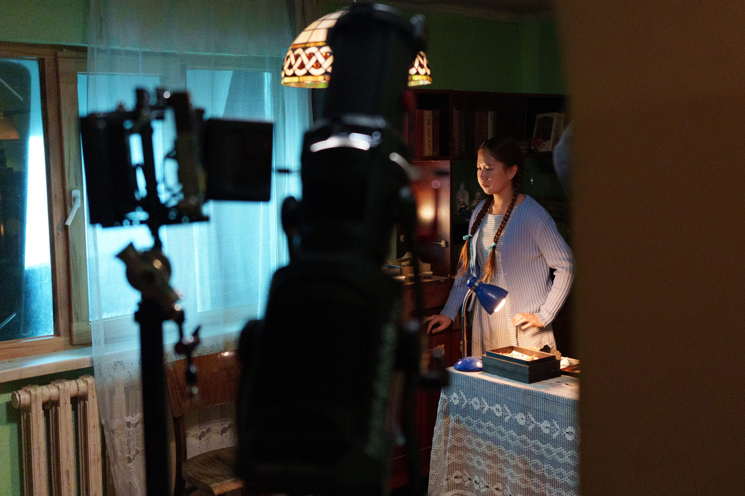 Бекстейдж сьемки кино. Профессиональная съемка в Алматы