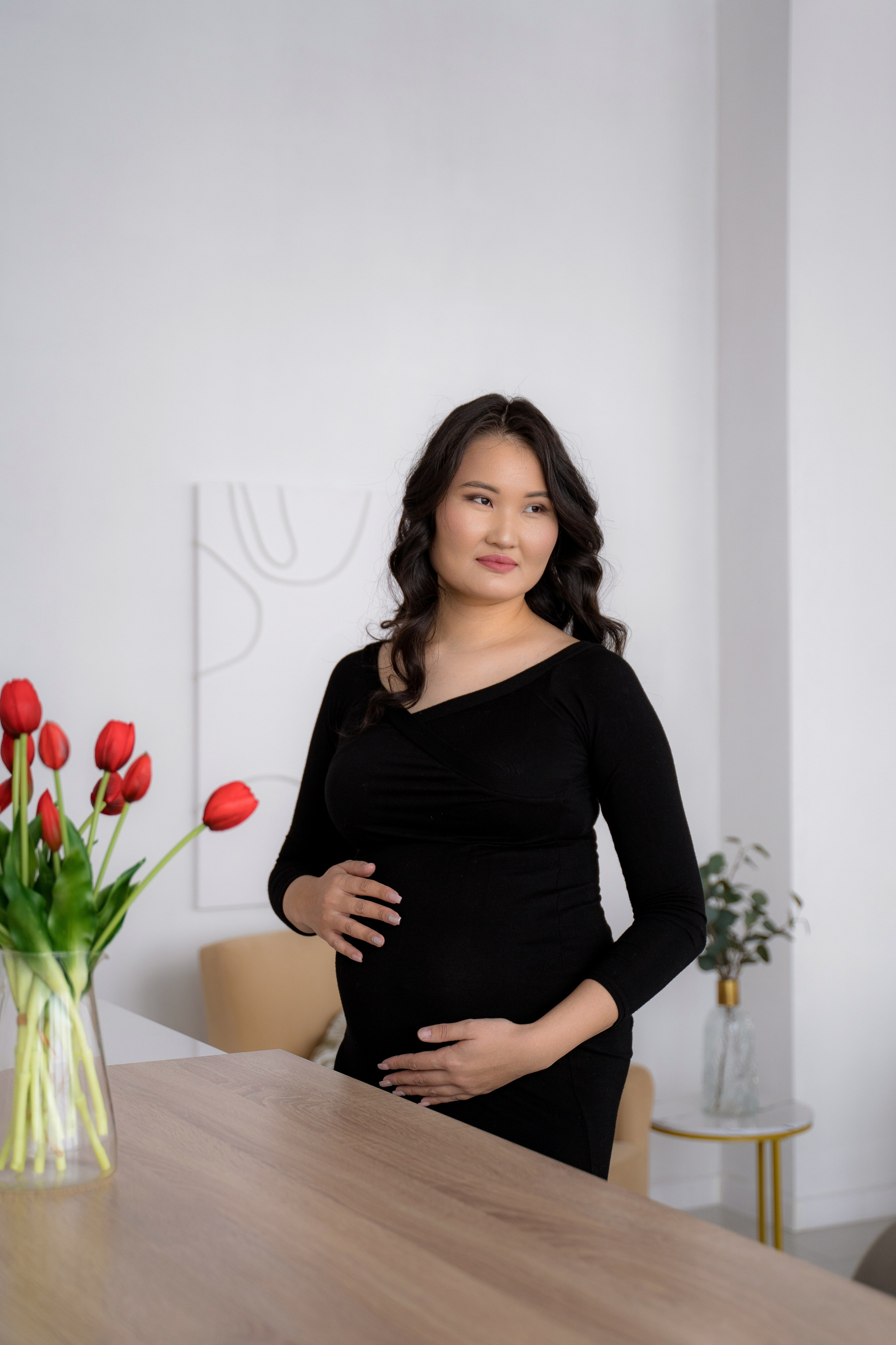 Беременность стандарт. Фотостудия Малина в городе Улан-Удэ. Фотограф Ирина Жарникова