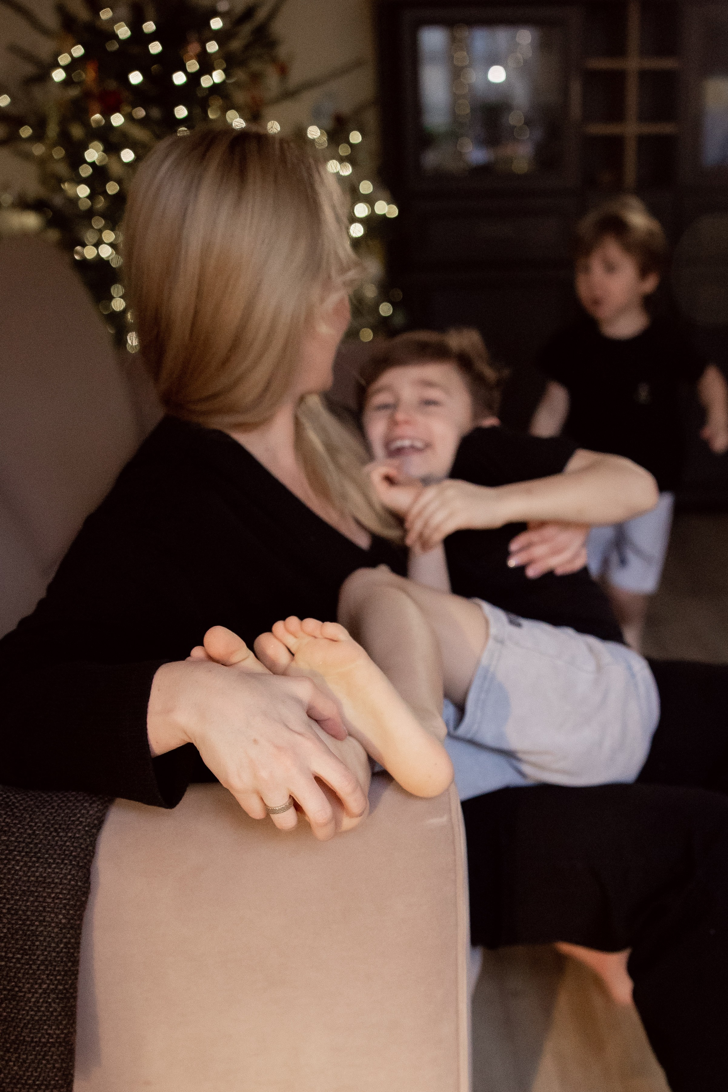 Домашняя новогодняя для Юлии. Семейный фотограф в Москве