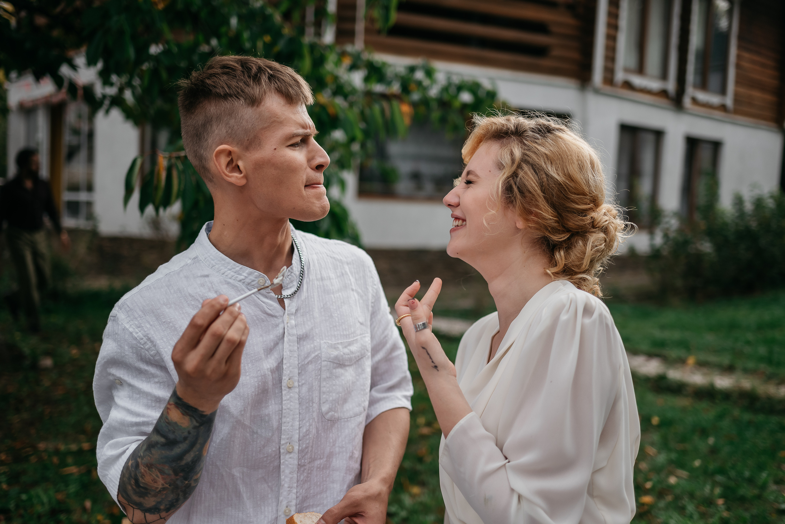 Камерная свадьба в деревенском стиле. Свадебный фотограф Анна Хочева